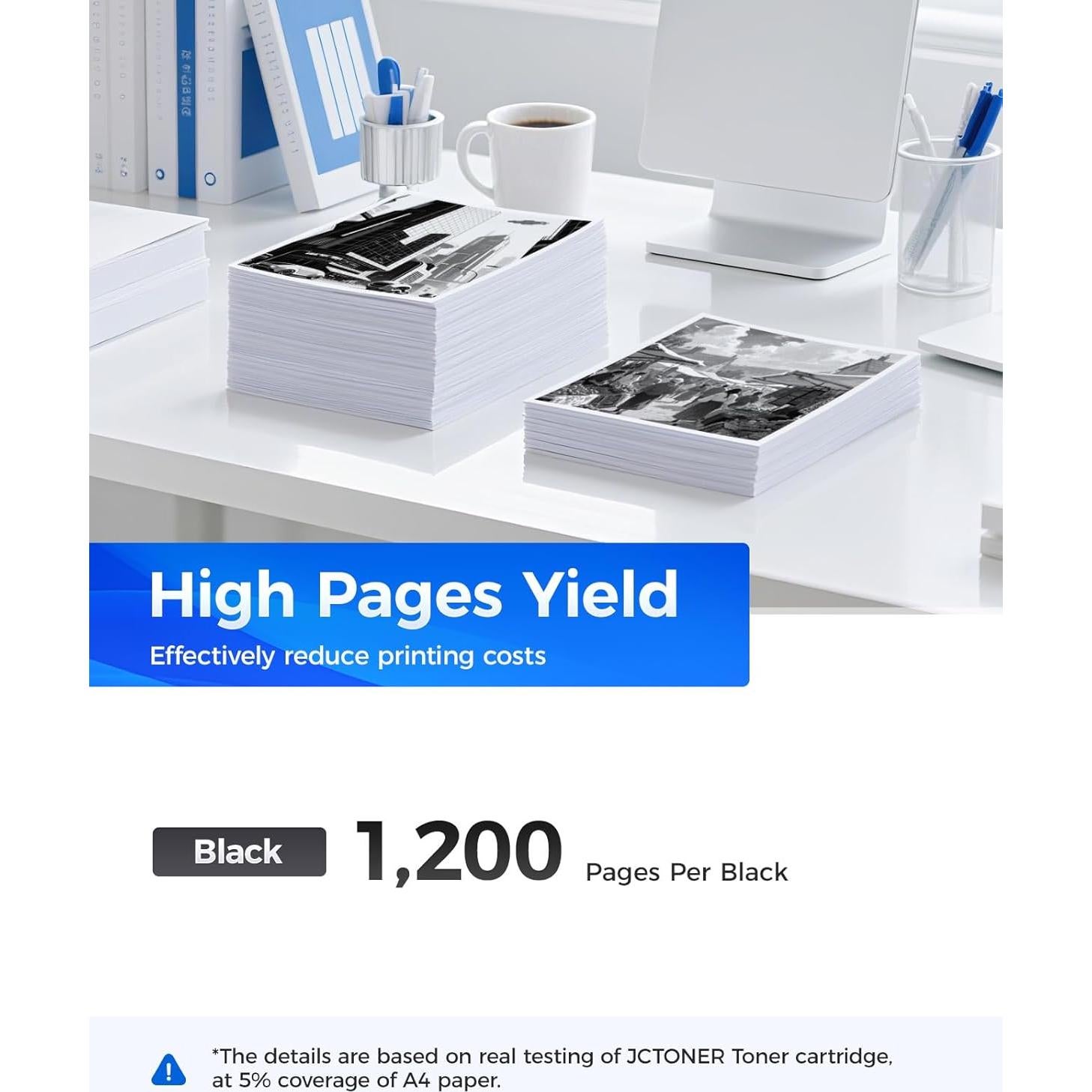 Cartucho de Tóner Negro JCTONER TN630 2-Pack Compatible