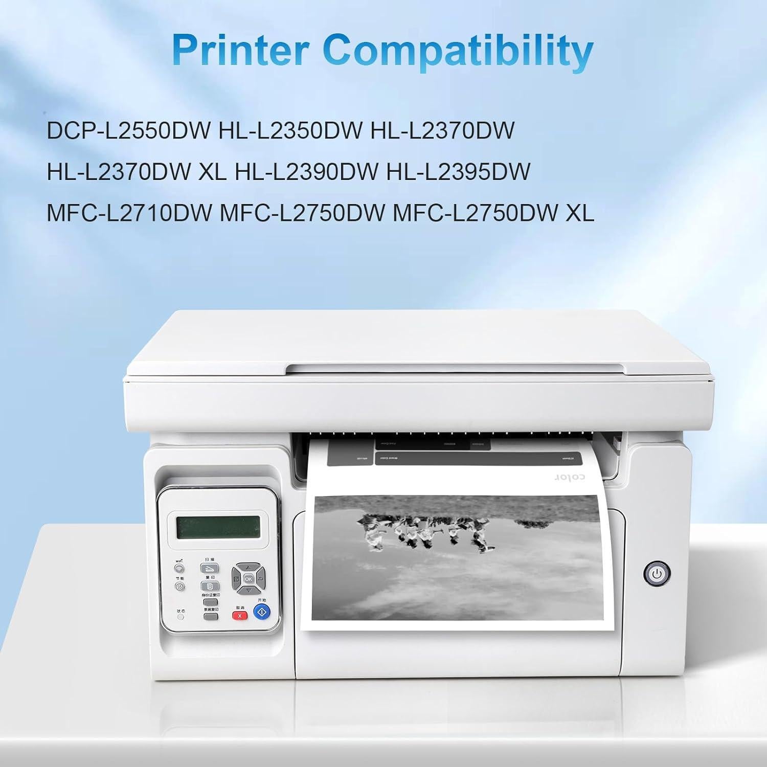 Cartucho de Tóner Negro TN730 HUEHUB para Brother - Paquete de 2