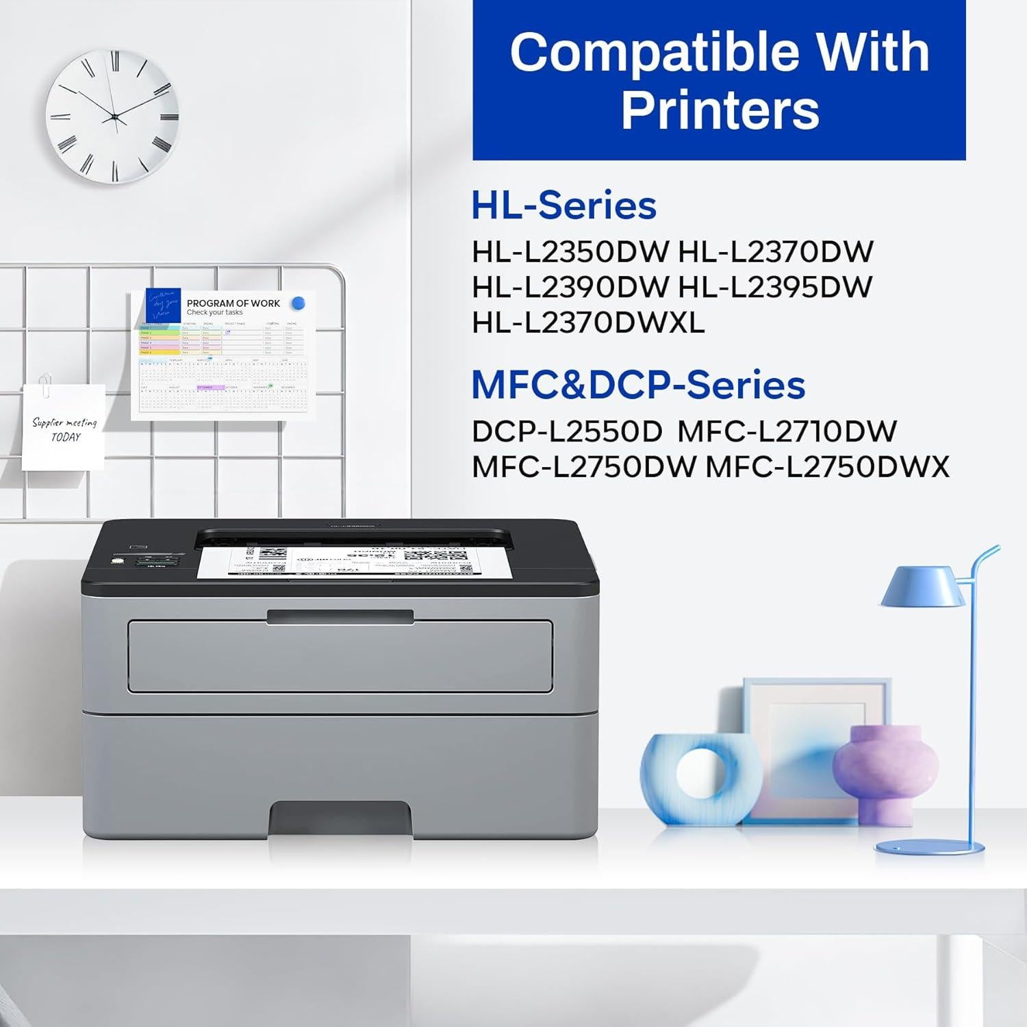 Cartucho de tóner negro TN-760 Padua compatible Brother - 2 unidades