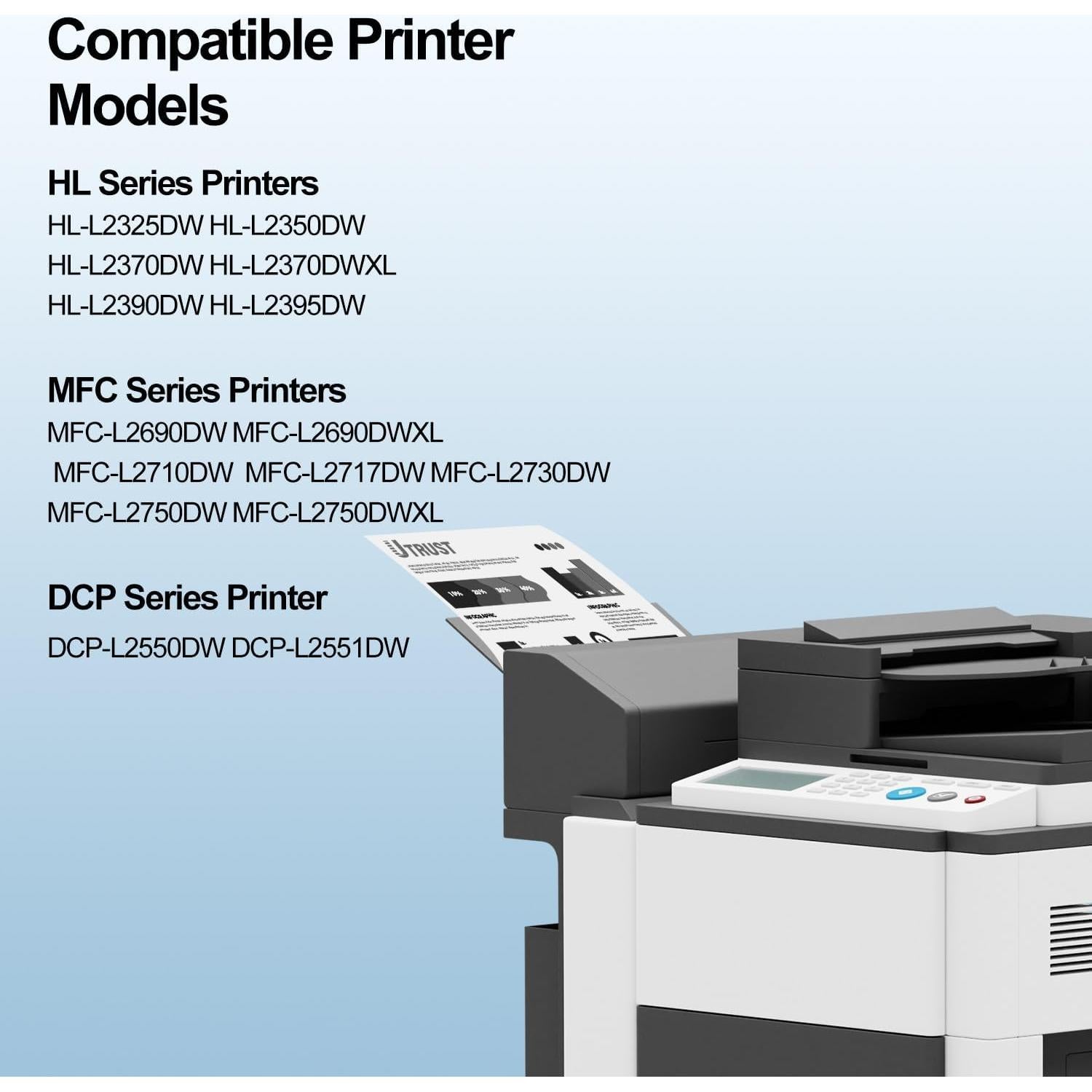 Tóner Compatible TN760 TN730 LEMERO UTRUST 2-Pack Negro