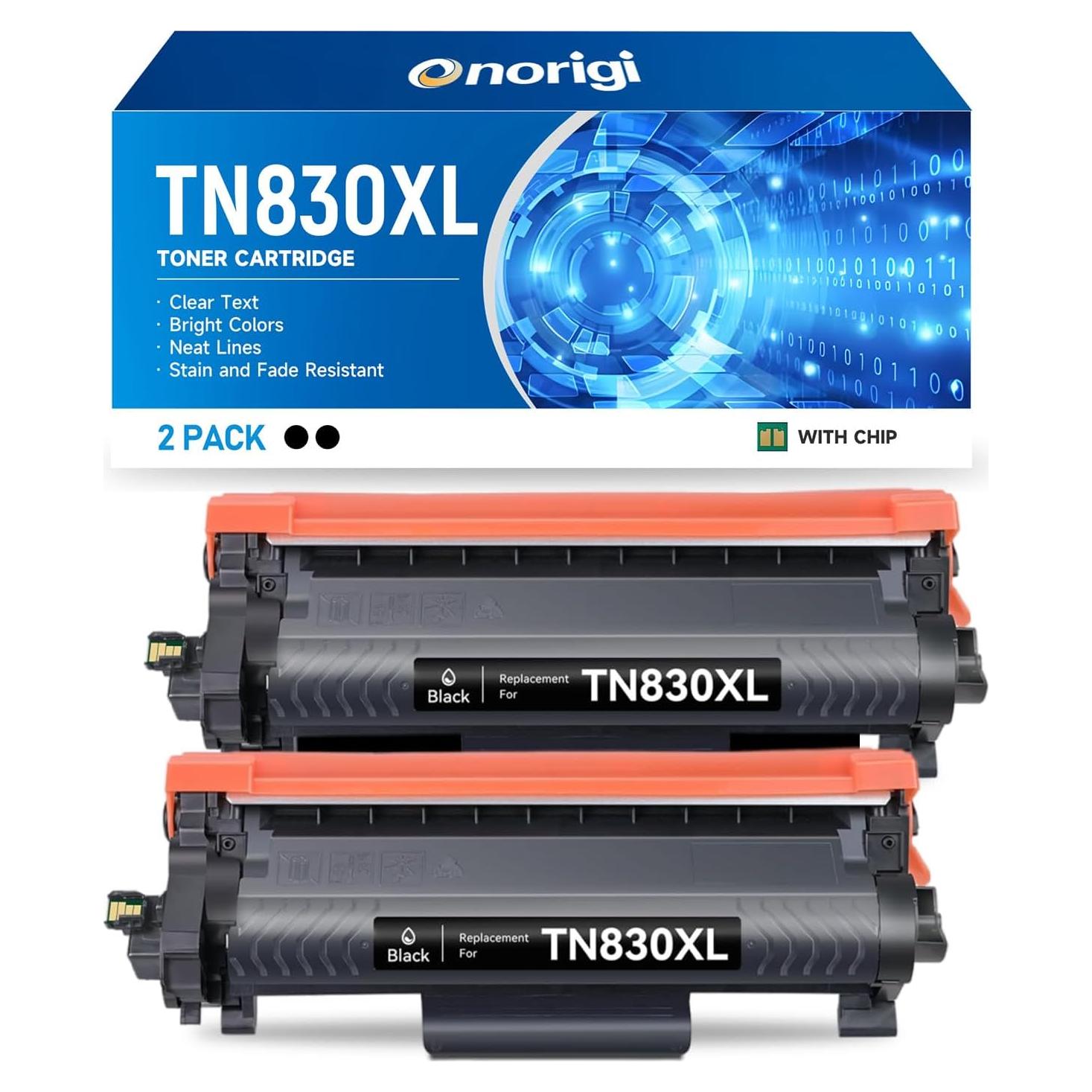 Cartucho de Tóner TN830XL Onorigi Compatible para Brother