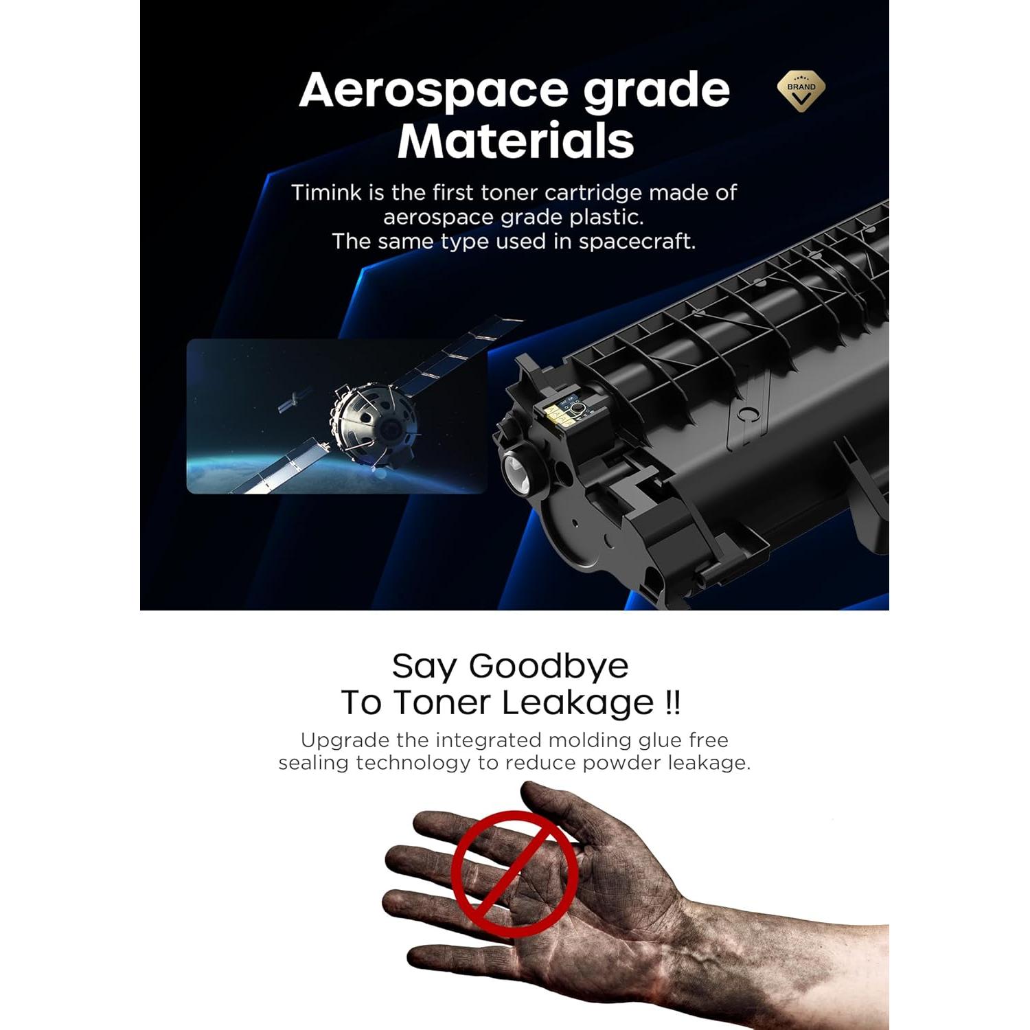 Cartuchos de Tóner TN760 Timink para Brother - 4 Negro