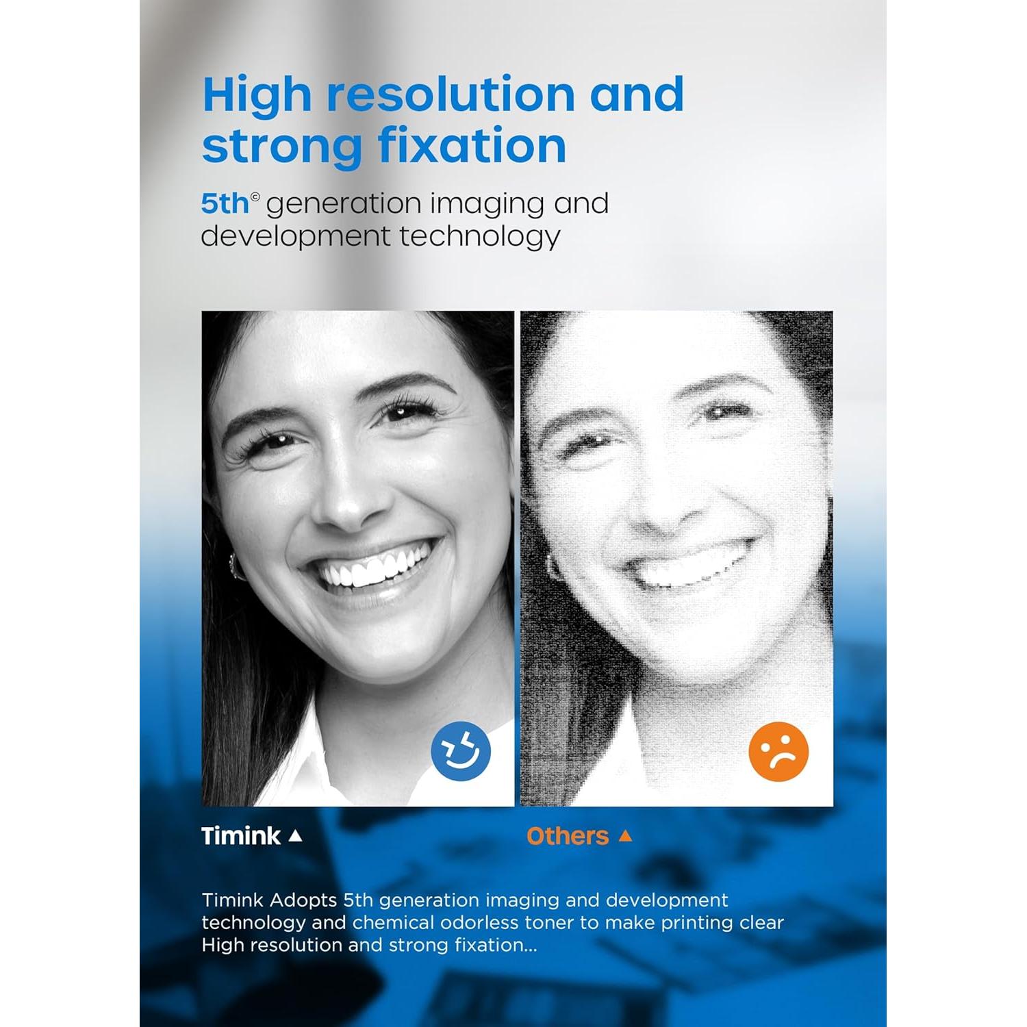 Cartuchos de Tóner TN760 Timink para Brother - 4 Negro