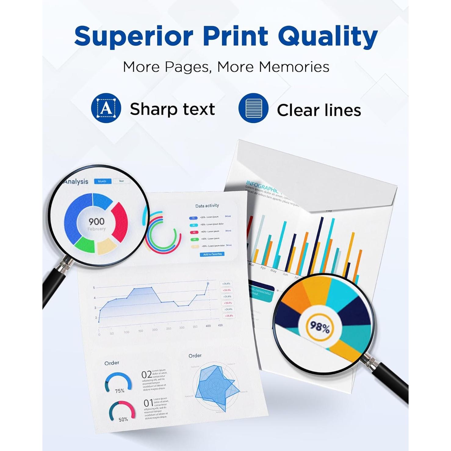 Cartucho de Tóner TN229XL Timink para Brother - 4 Pack