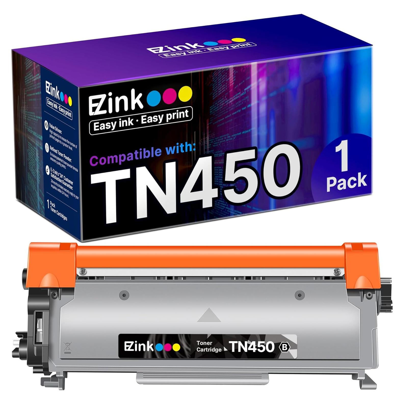 Cartucho de tóner E-Z Ink TN450 Negro compatible Brother