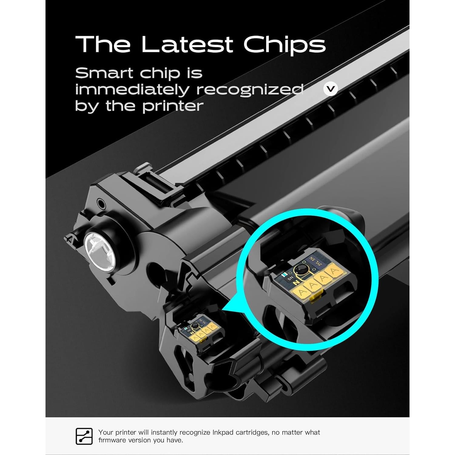 Cartuchos de Tóner TN830XL iNKPAD para Brother - Paquete de 2