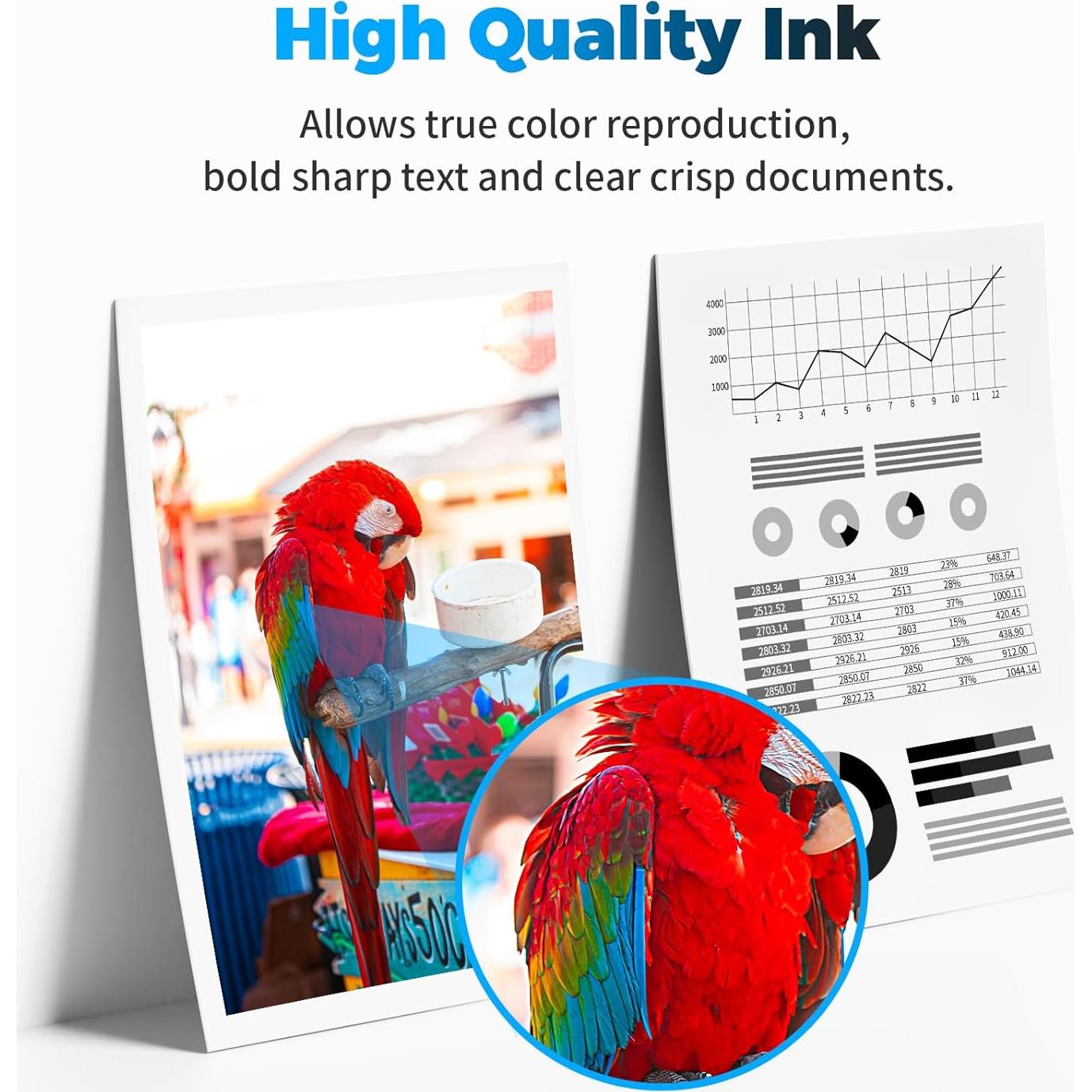 Cartucho de Tóner BAIINK TN760 Compatible con Brother - 4 Negro