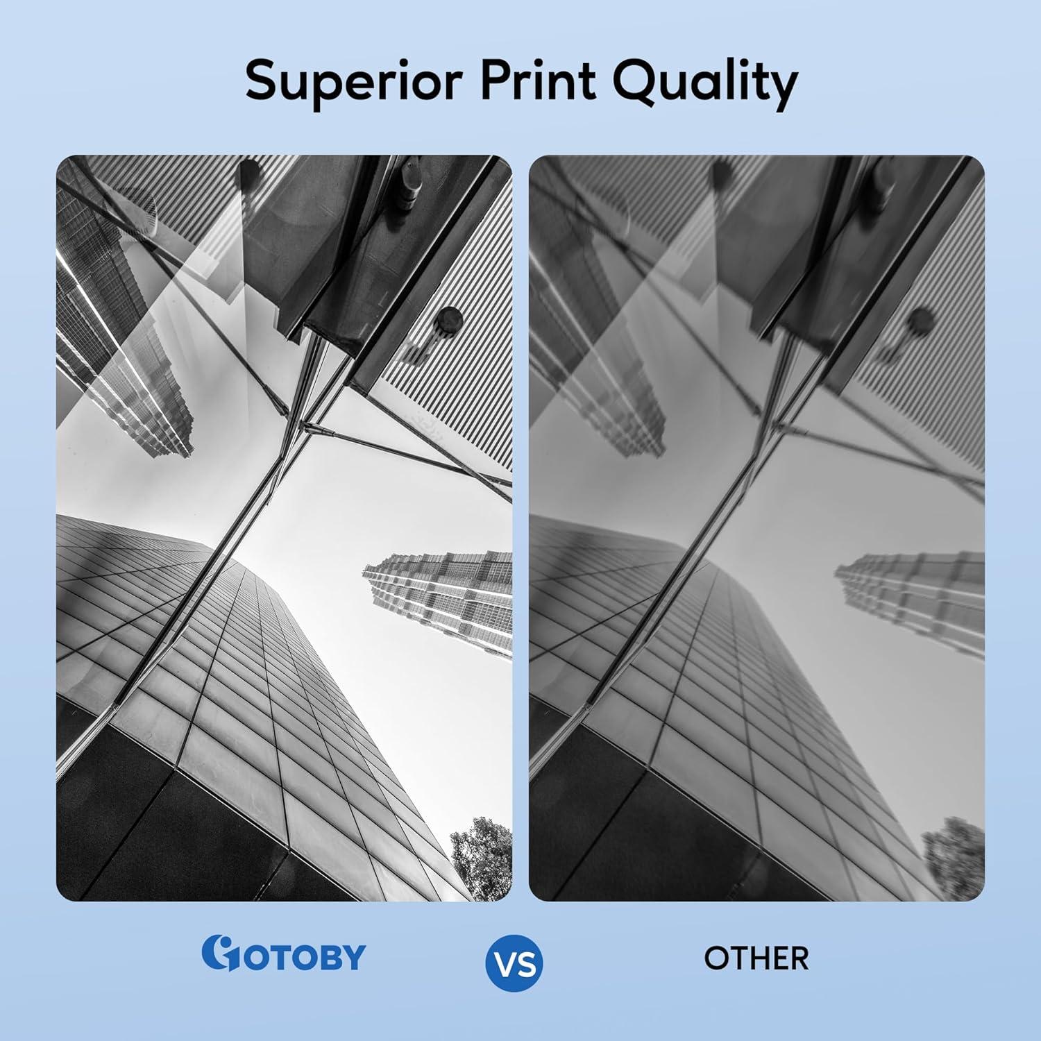 Cartucho de tóner compatible GOTOBY TN433BK Negro 2Pack