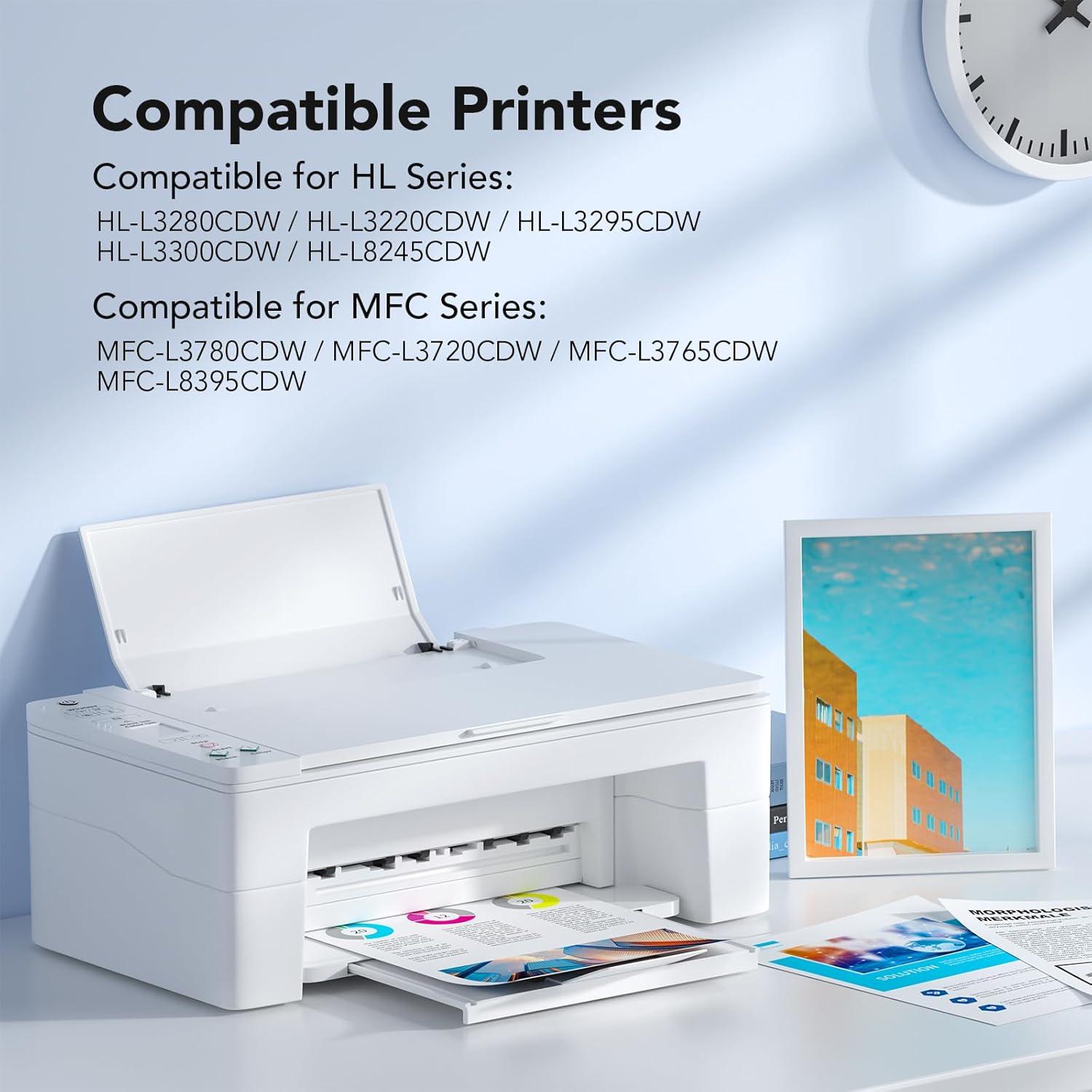 Cartuchos de Tóner TN229XL Colorfly para Brother - 4 Piezas