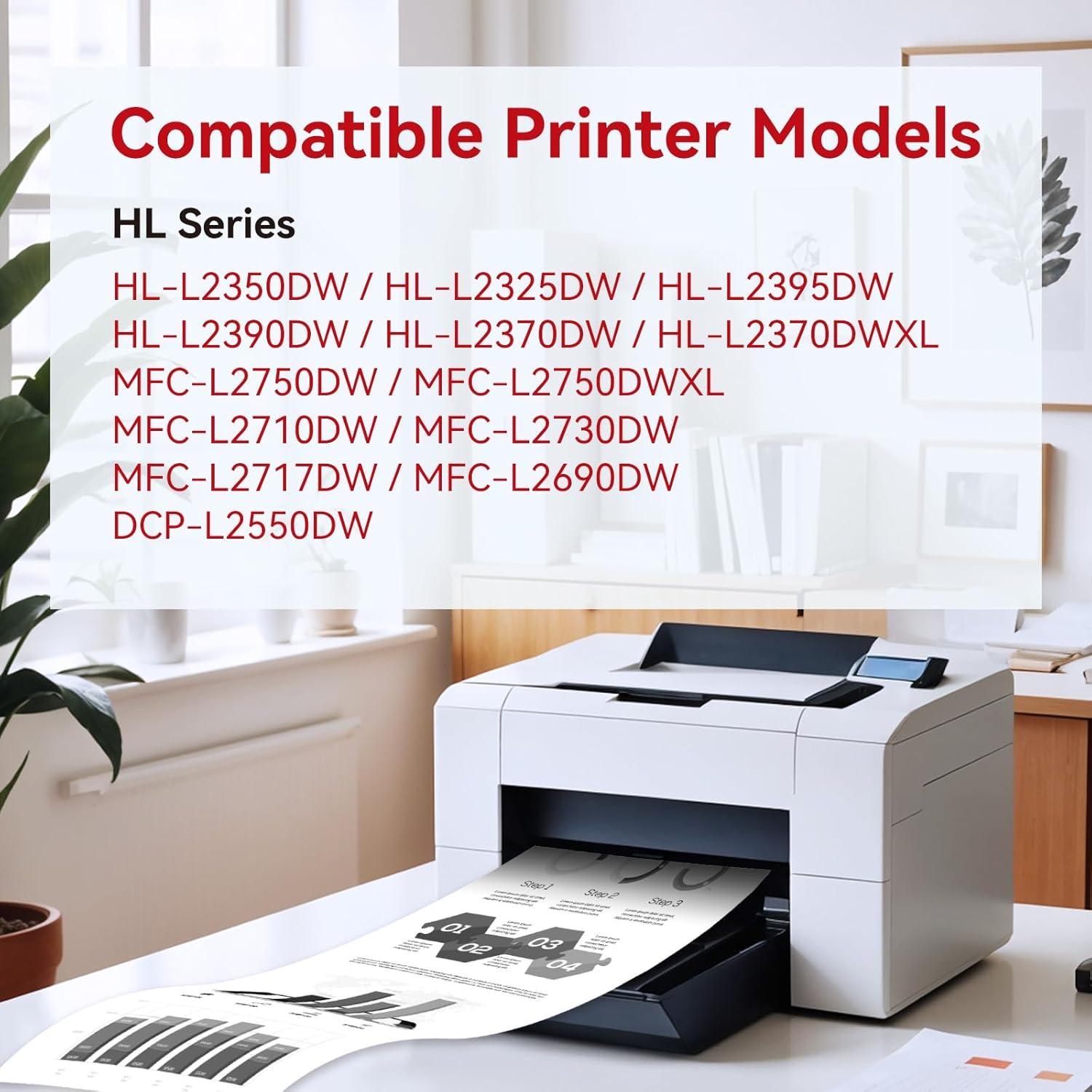 Cartucho de Tóner LEMERO SUPERX TN760 y Tambor DR730 - 3 Piezas