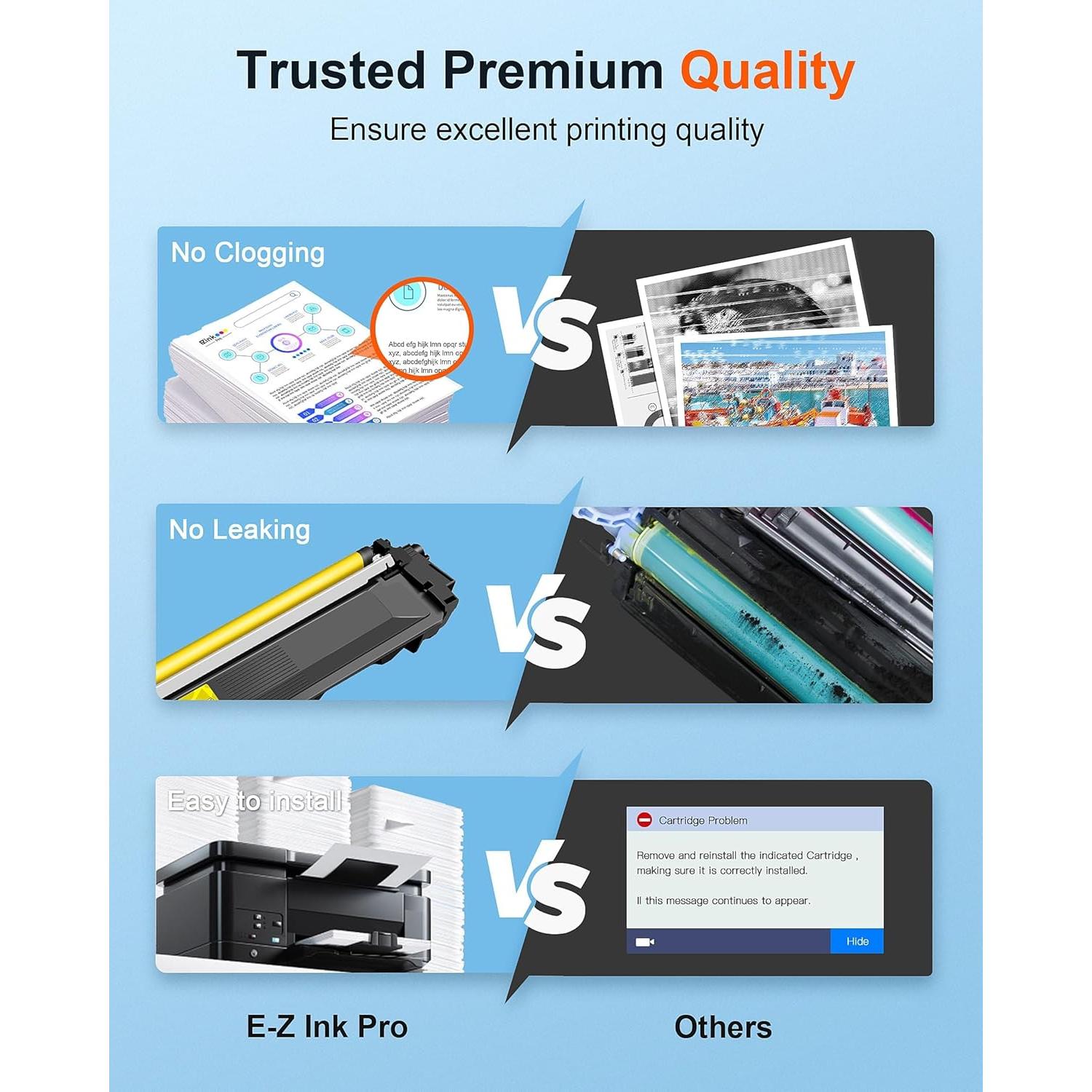 Cartuchos de Tóner E-Z Ink Pro TN221 TN225 para Brother - Paquete de 5