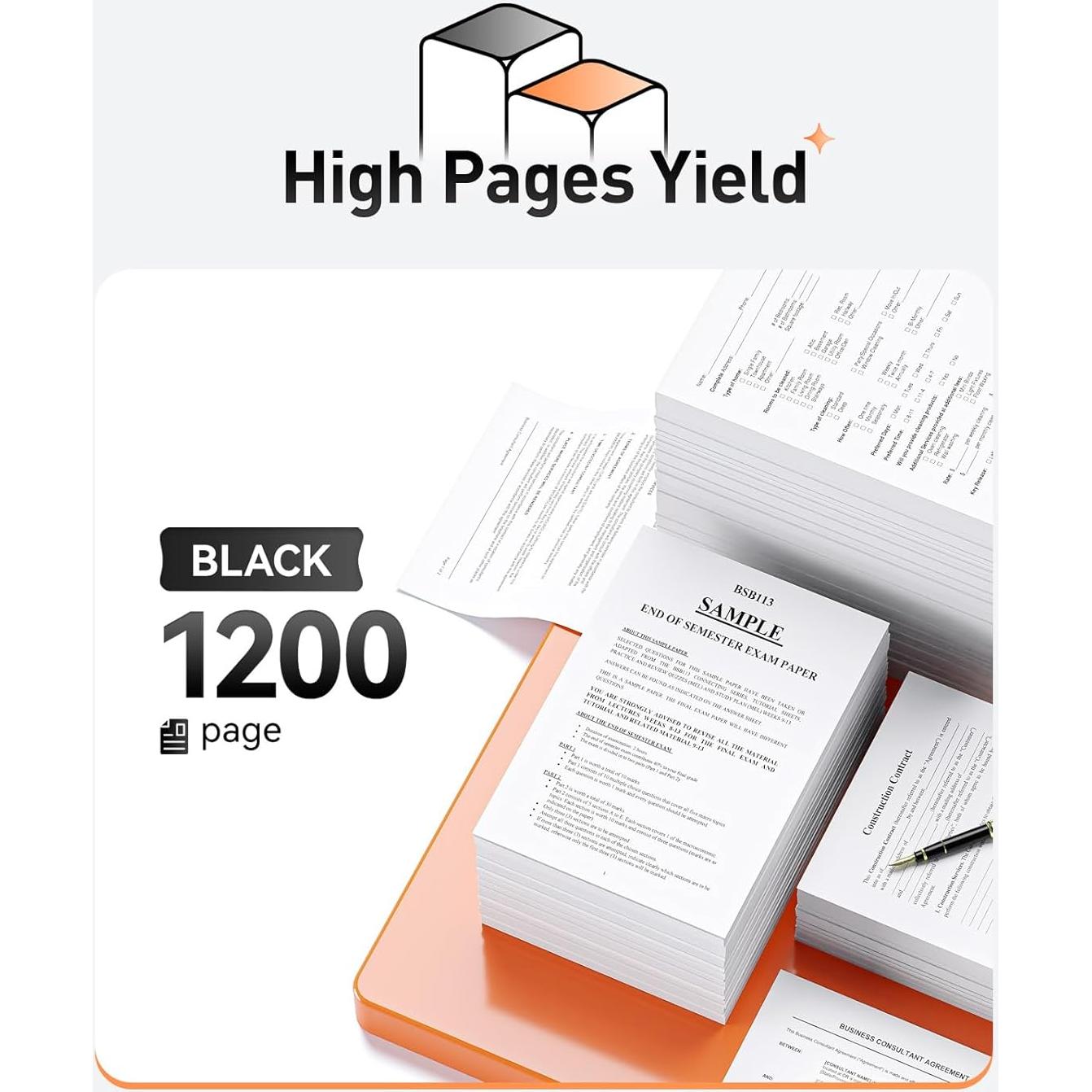 Cartucho de Tóner Compatible Zstint TN630 TN660 2-Pack Negro