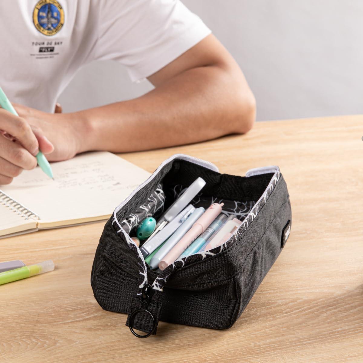 Estuche de Lápices ZIPIT Lenny Negro Gran Capacidad