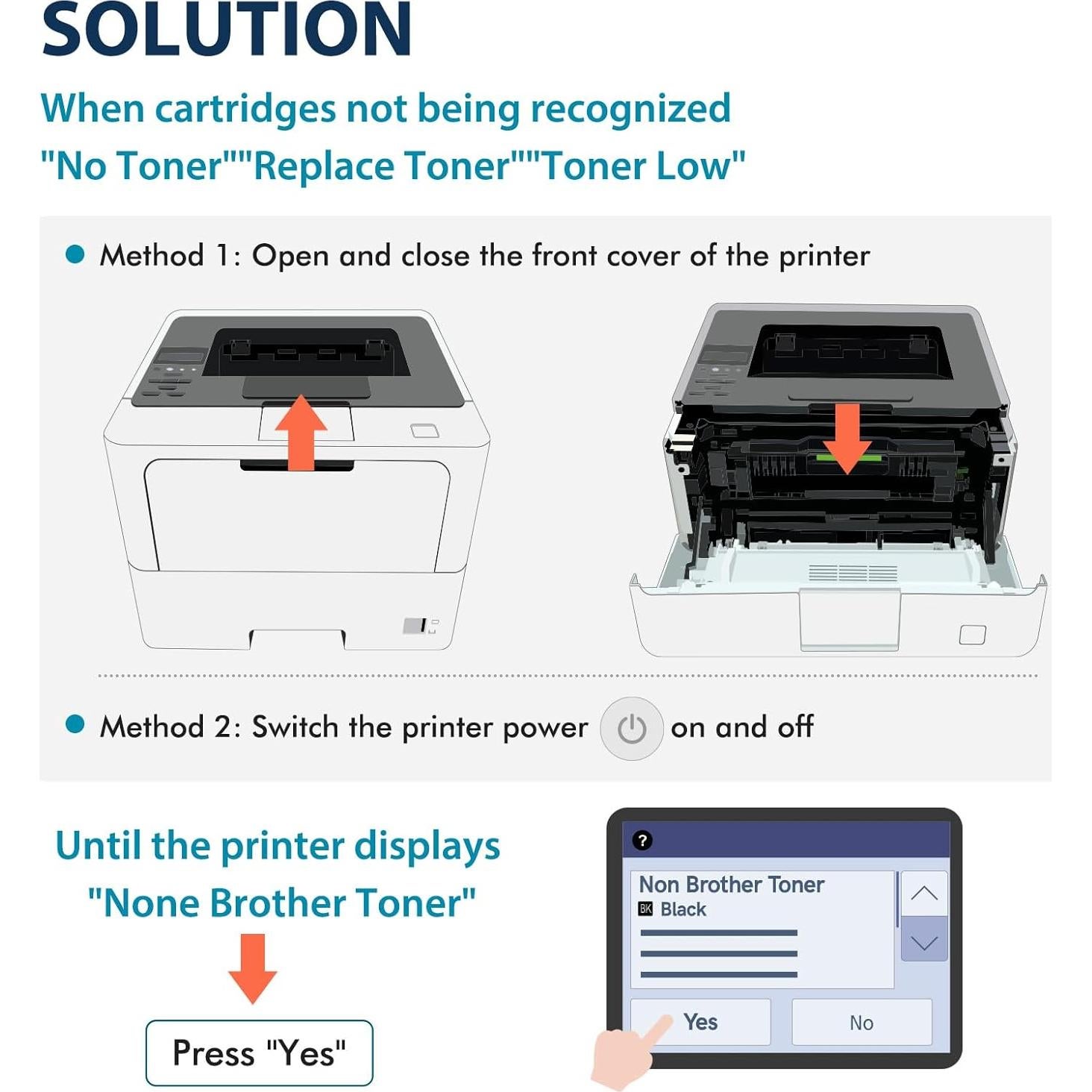 Cartucho de Tóner TN920XL Negro Inkalfa Paquete de 2 Alto Rendimiento