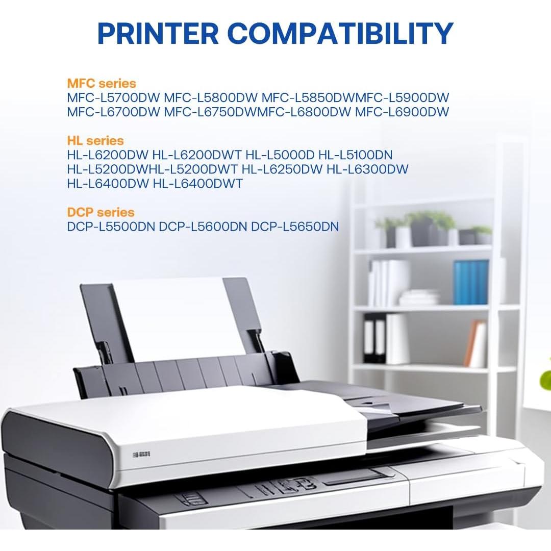 Cartucho de Tóner TN850 y Tambor DR820 Compatible Brother