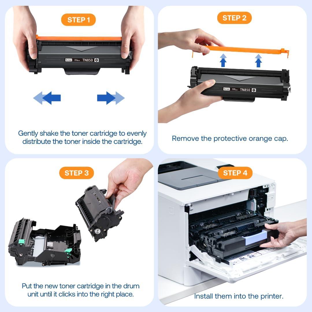 Cartucho de Tóner TN850 y Tambor DR820 Compatible Brother