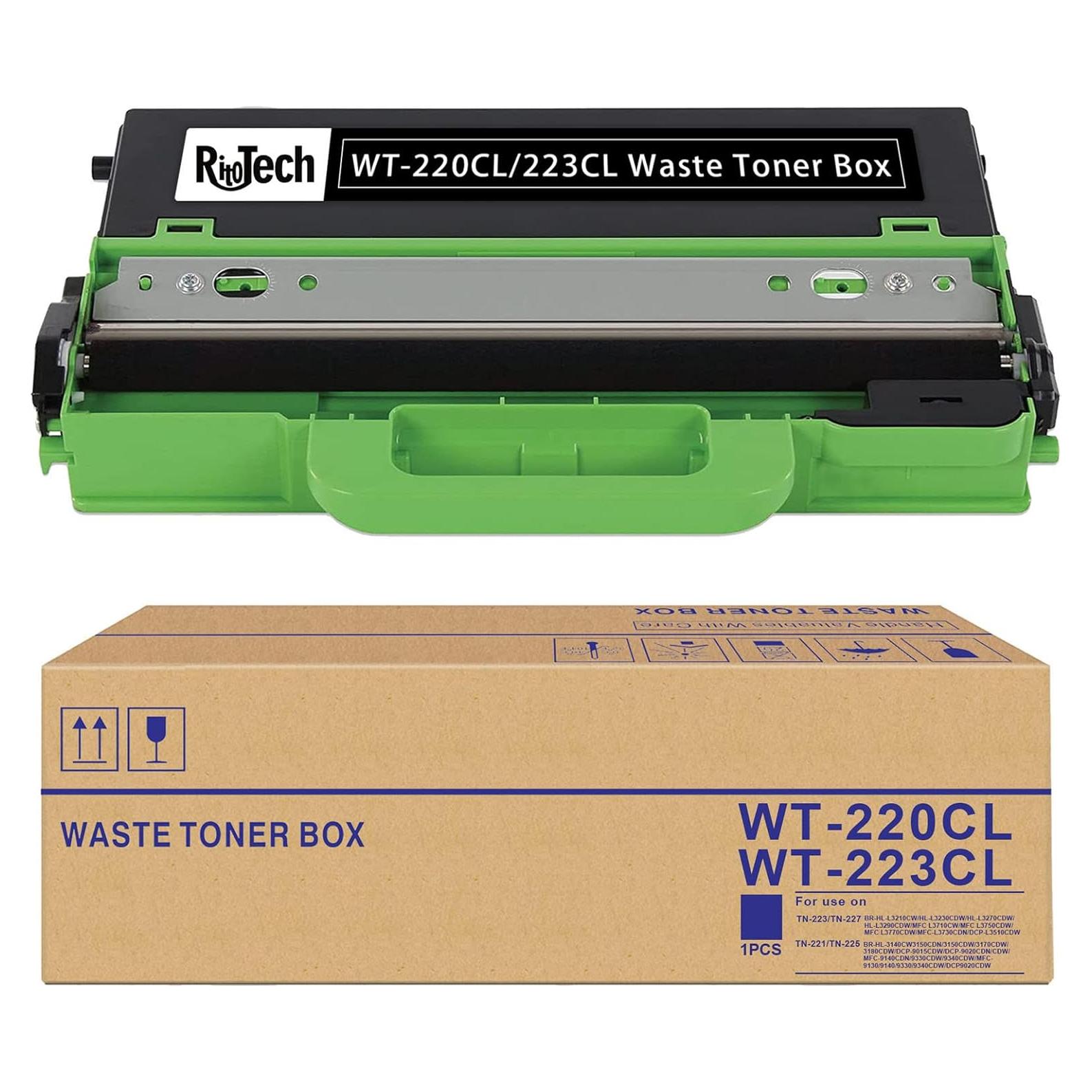 Caja de Tóner de Desecho RitoTech WT-220CL WT-223CL Compatible