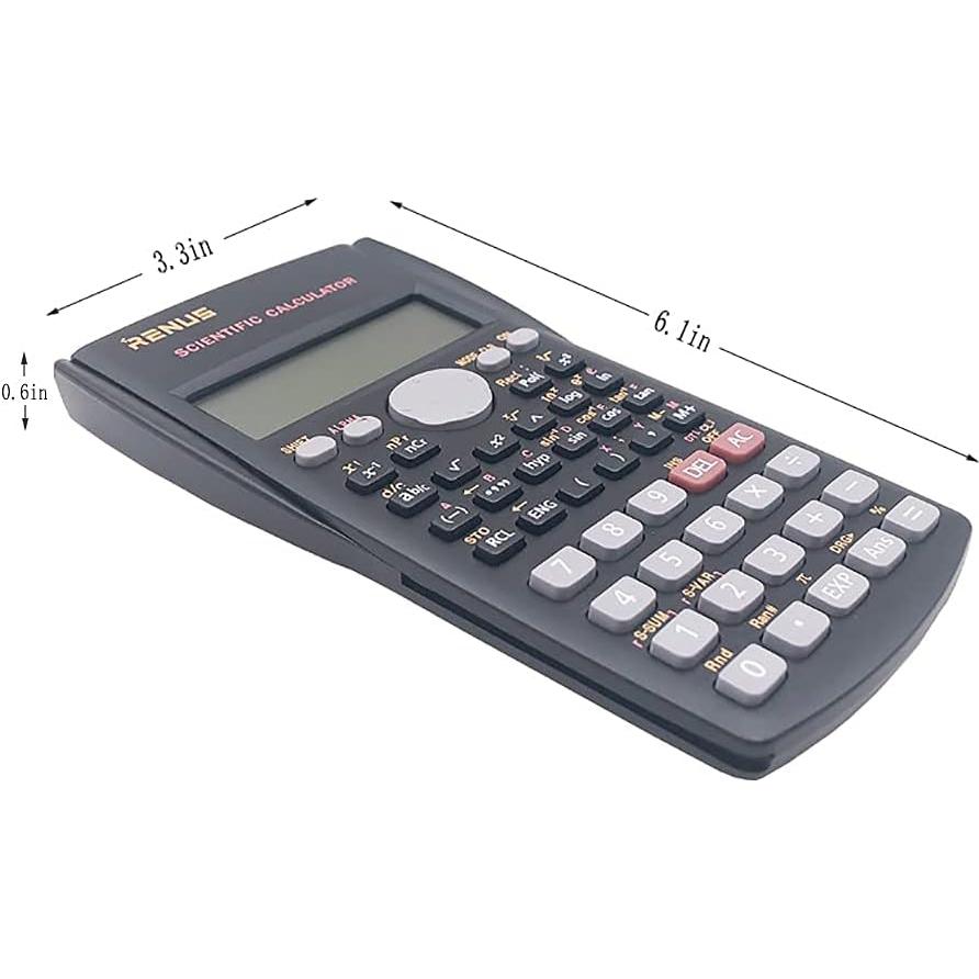 Calculadora Científica RENUS SYJSQ08 2 Líneas 8 Paquetes