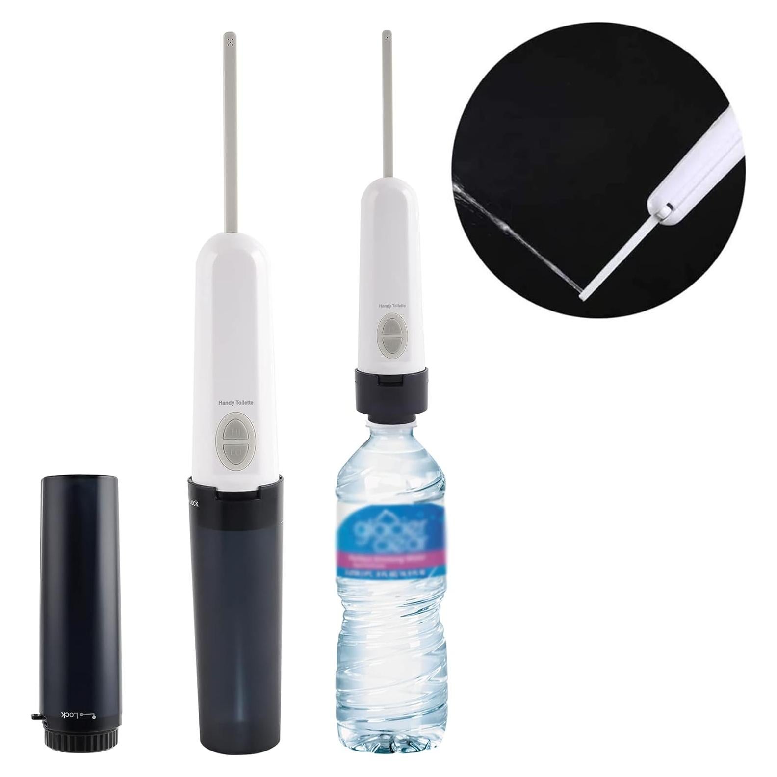 Bidet Portátil Eléctrico Hibbent Negro, Higiene Personal Viaje