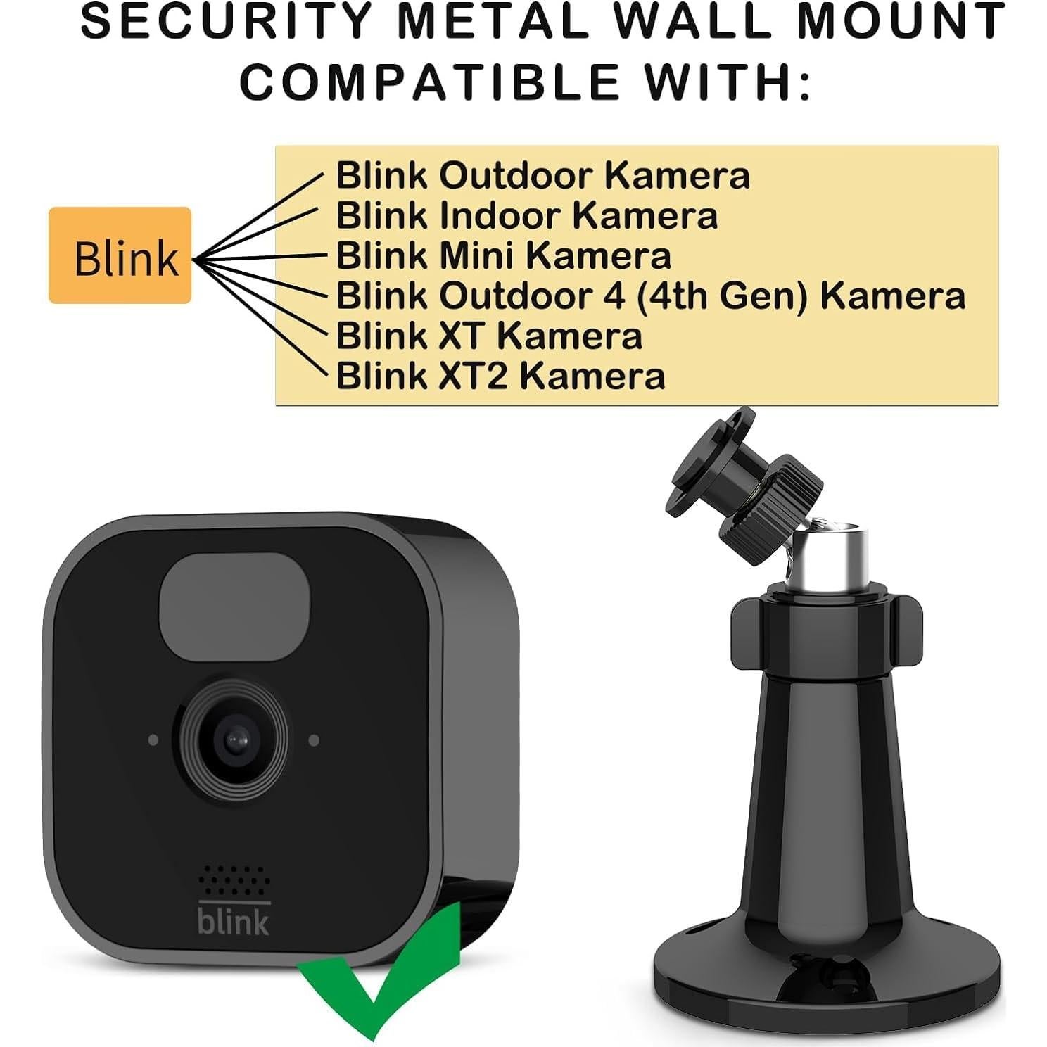 Soporte para Cámara Blink Exterior 4ta Gen Ajustable 360°