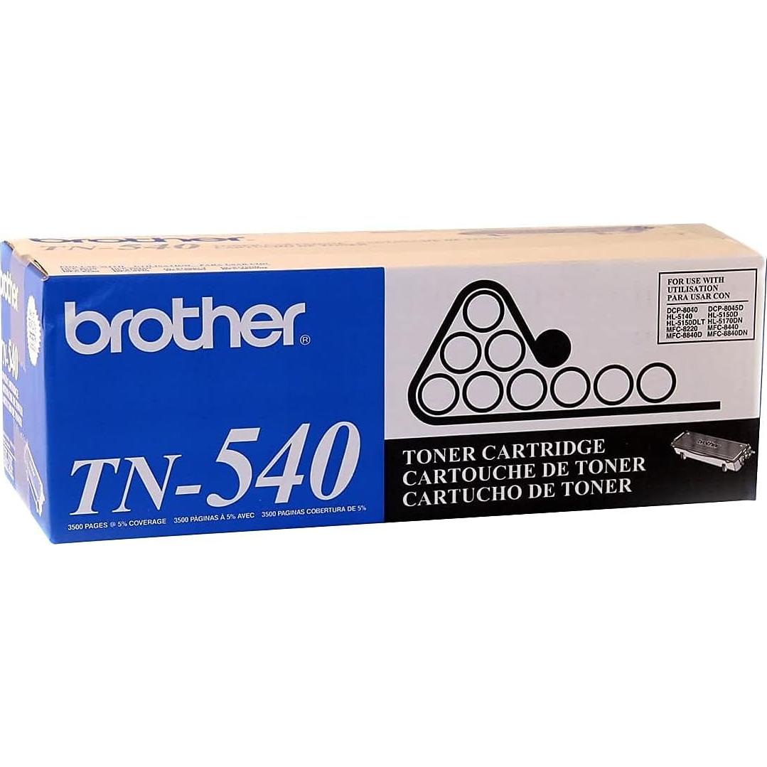 Cartucho de Tóner Negro Brother TN540 - 3500 Páginas