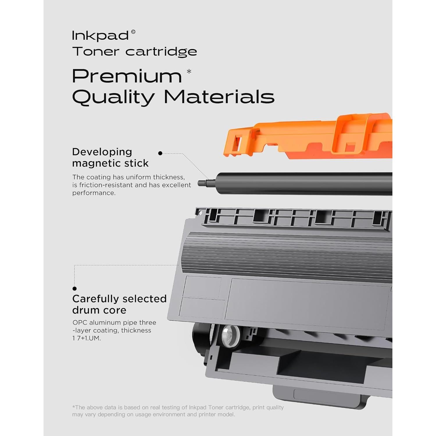 Cartuchos de Tóner Negro iNKPAD TN750 - 2 Paquetes, 8000 Páginas