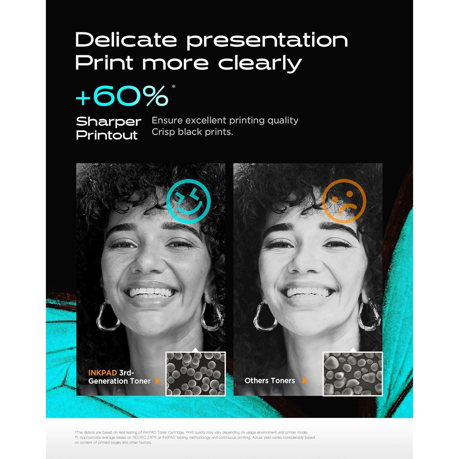 Cartuchos de Tóner Negro iNKPAD TN750 - 2 Paquetes, 8000 Páginas