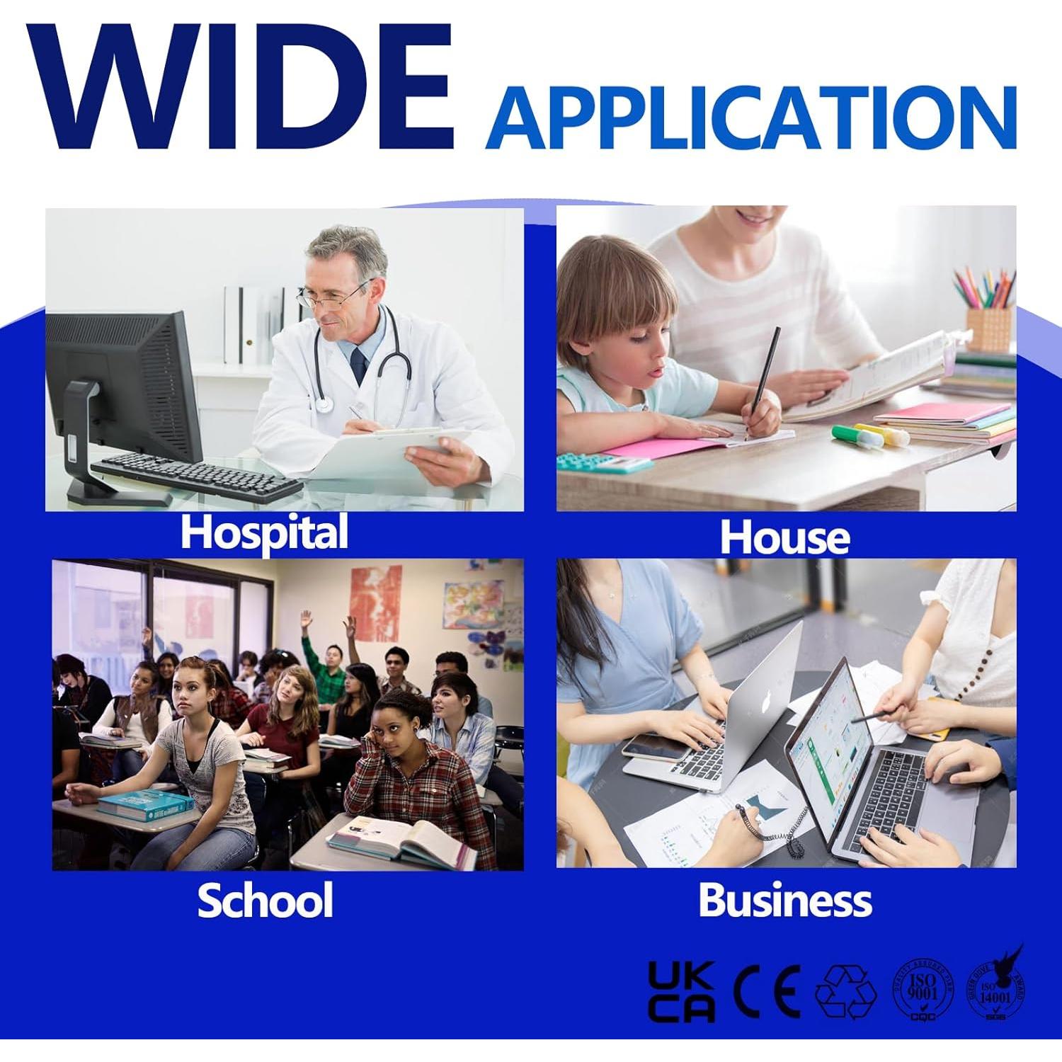 Cartucho de Tóner Compatible TN450 OKGO!INK Paquete de 2 Negro