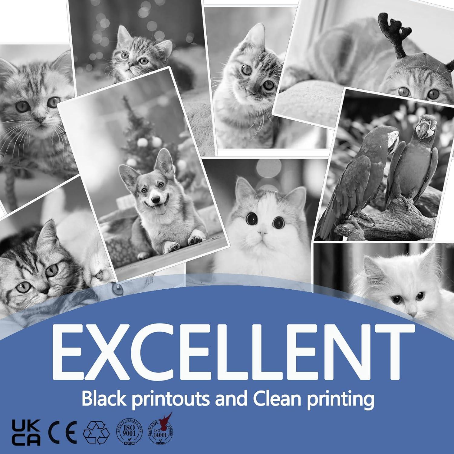 Cartucho de Tóner Compatible TN450 OKGO!INK Paquete de 2 Negro