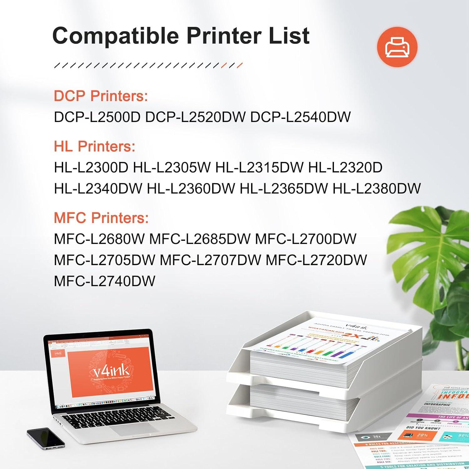 Tambor DR-630 V4INK Compatible para Impresoras Brother