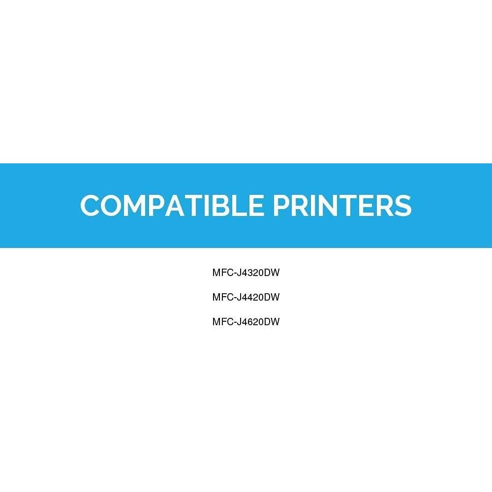 Cartucho de tinta negro compatible Brother LC207BK 2-Pack