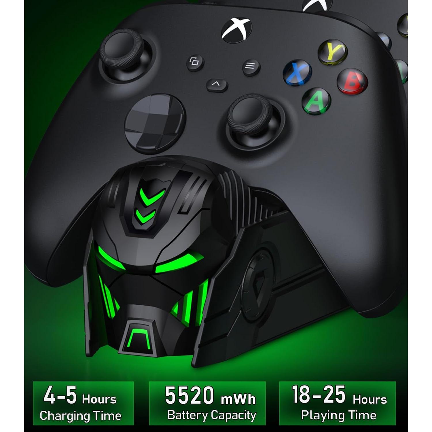 Estación de Carga para Controlador Xbox One Svetaecho 2 Baterías 5520mWh