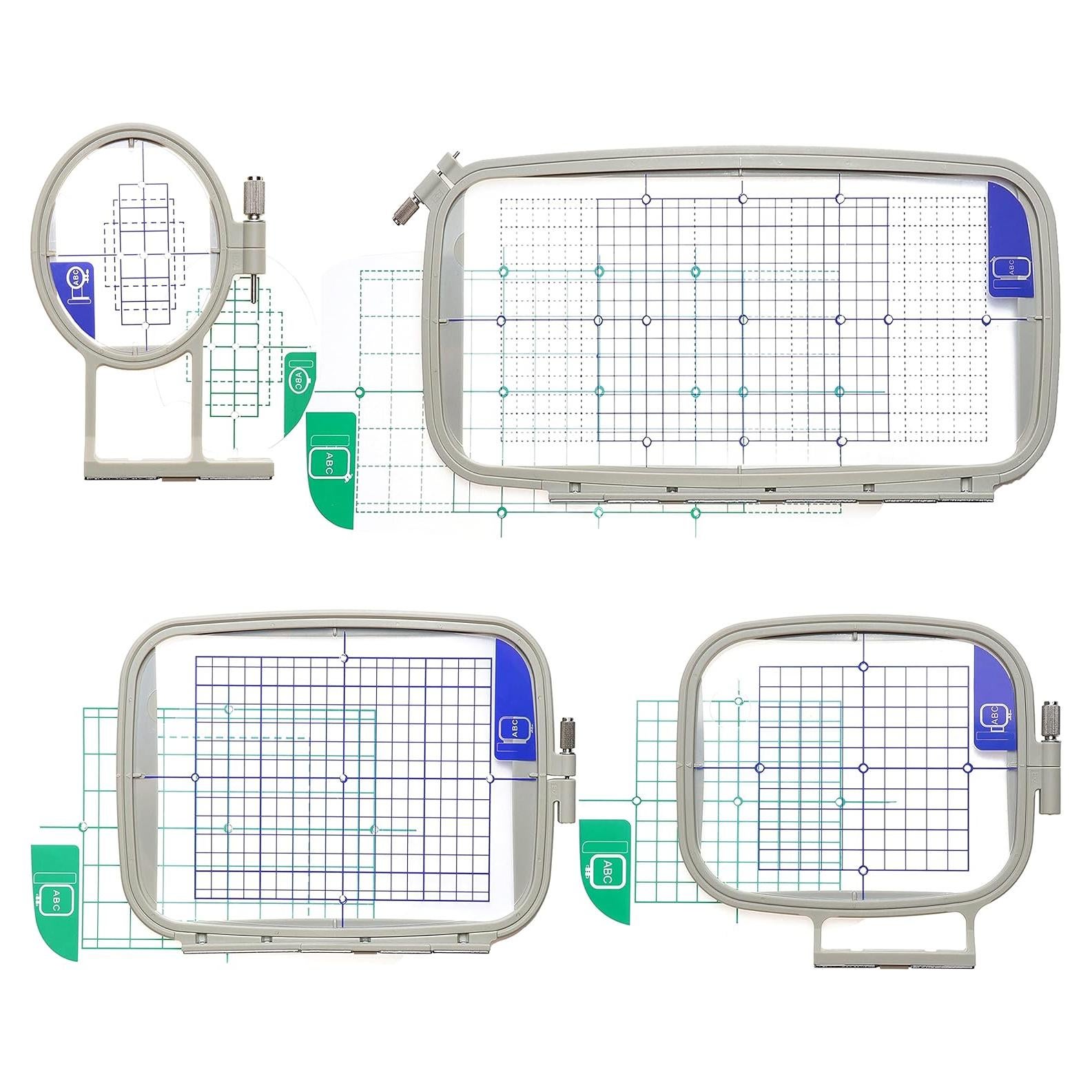Conjunto 4 en 1 de Bastidores de Bordado New Brothread
