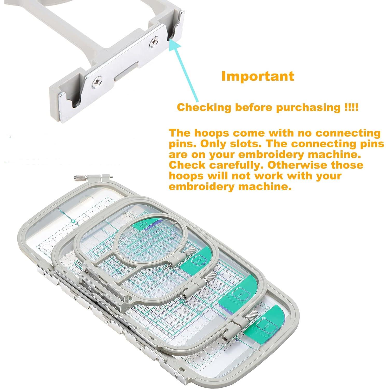 Conjunto 4 en 1 de Bastidores de Bordado New Brothread