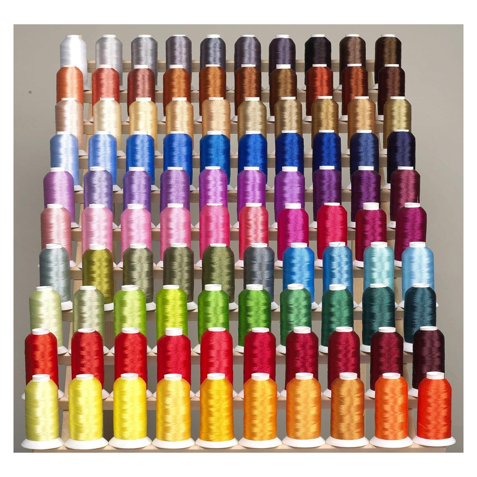Conos de Hilo de Bordado ThreadNanny 100 Piezas 1100 Yardas