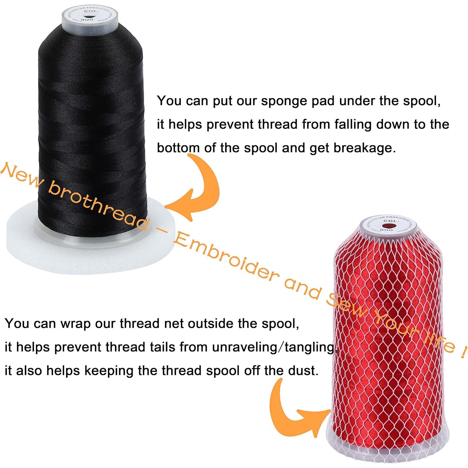 Hilos de bordado Brothread 60 colores 5000M poliéster