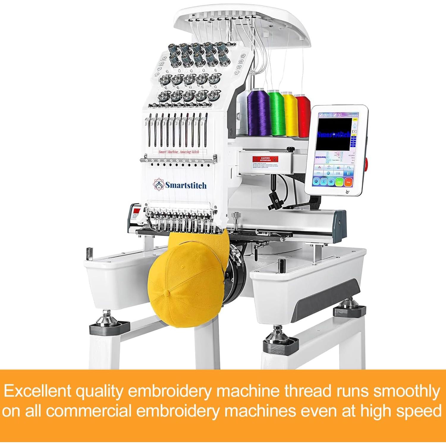 Hilos de bordado Brothread 60 colores 5000M poliéster