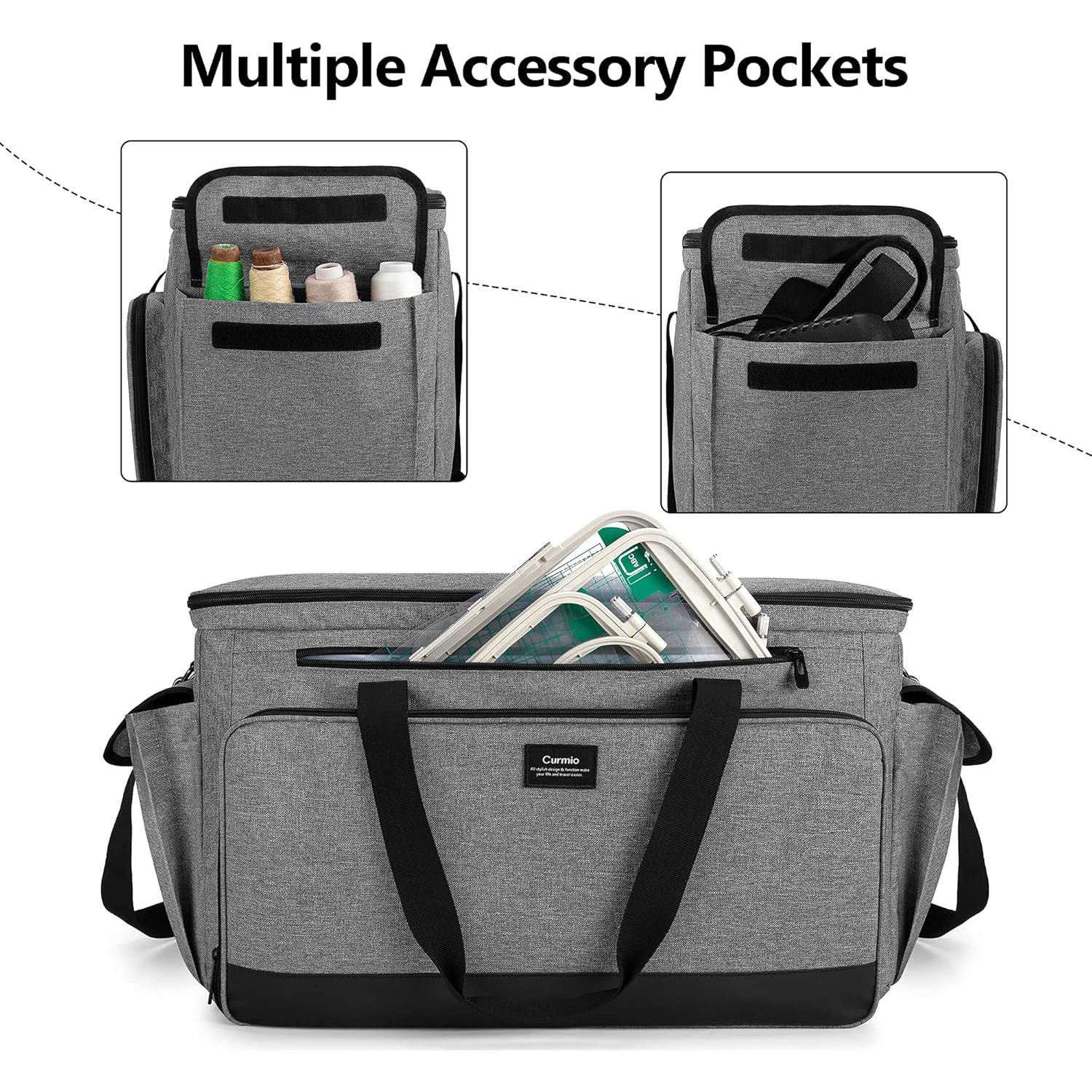 Funda Universal CURMIO para Máquina de Coser y Bordar Gris