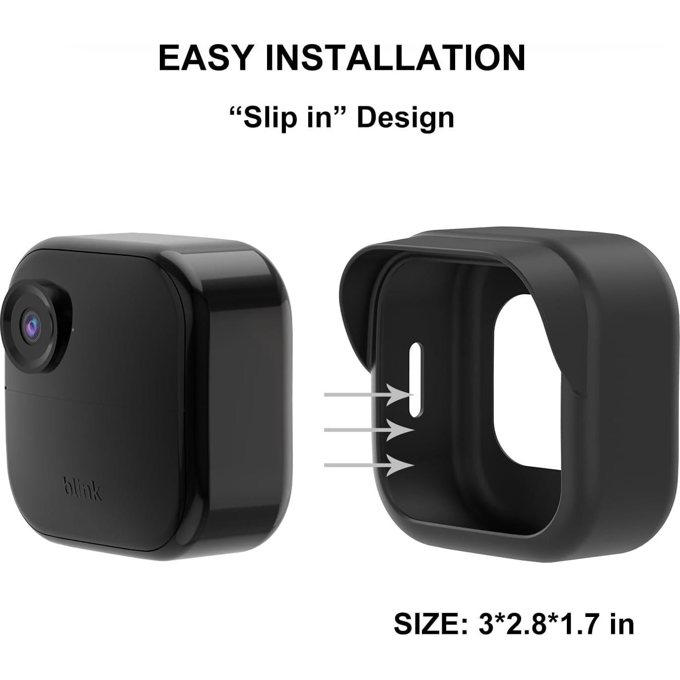 Funda de Silicona Qopoto para Blink Outdoor 4 - 3 Paquete