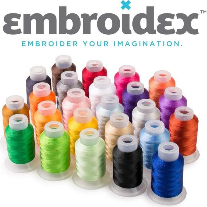 Kit de Inicio Bordado Embroidex - Hilo, Estabilizadores y Agujas