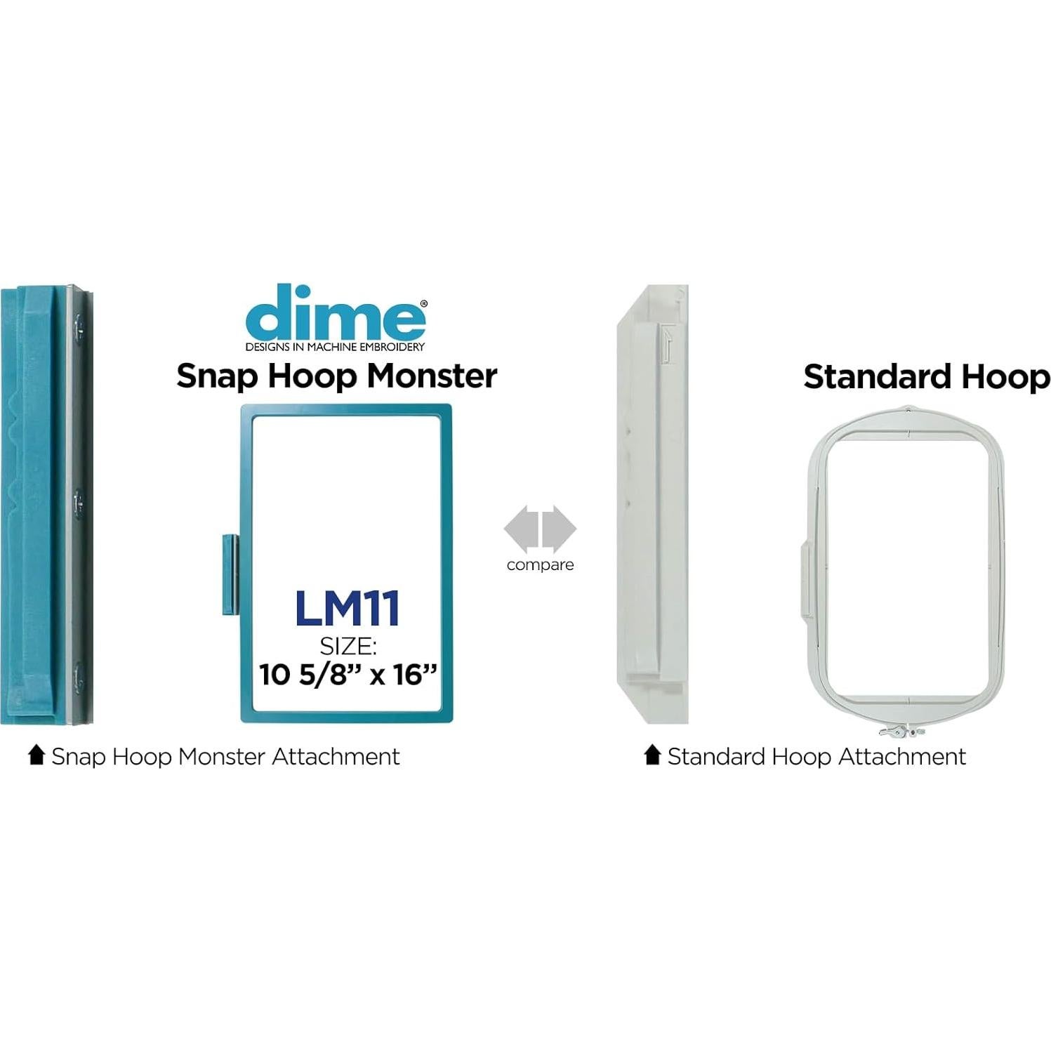 Marco Magnético para Bordado Snap Hoop Monster 40.64x26.67cm