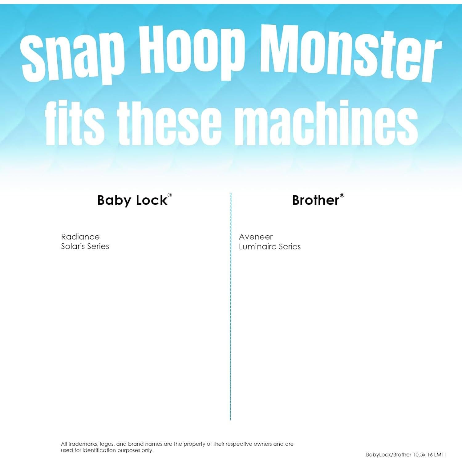 Marco Magnético para Bordado Snap Hoop Monster 40.64x26.67cm