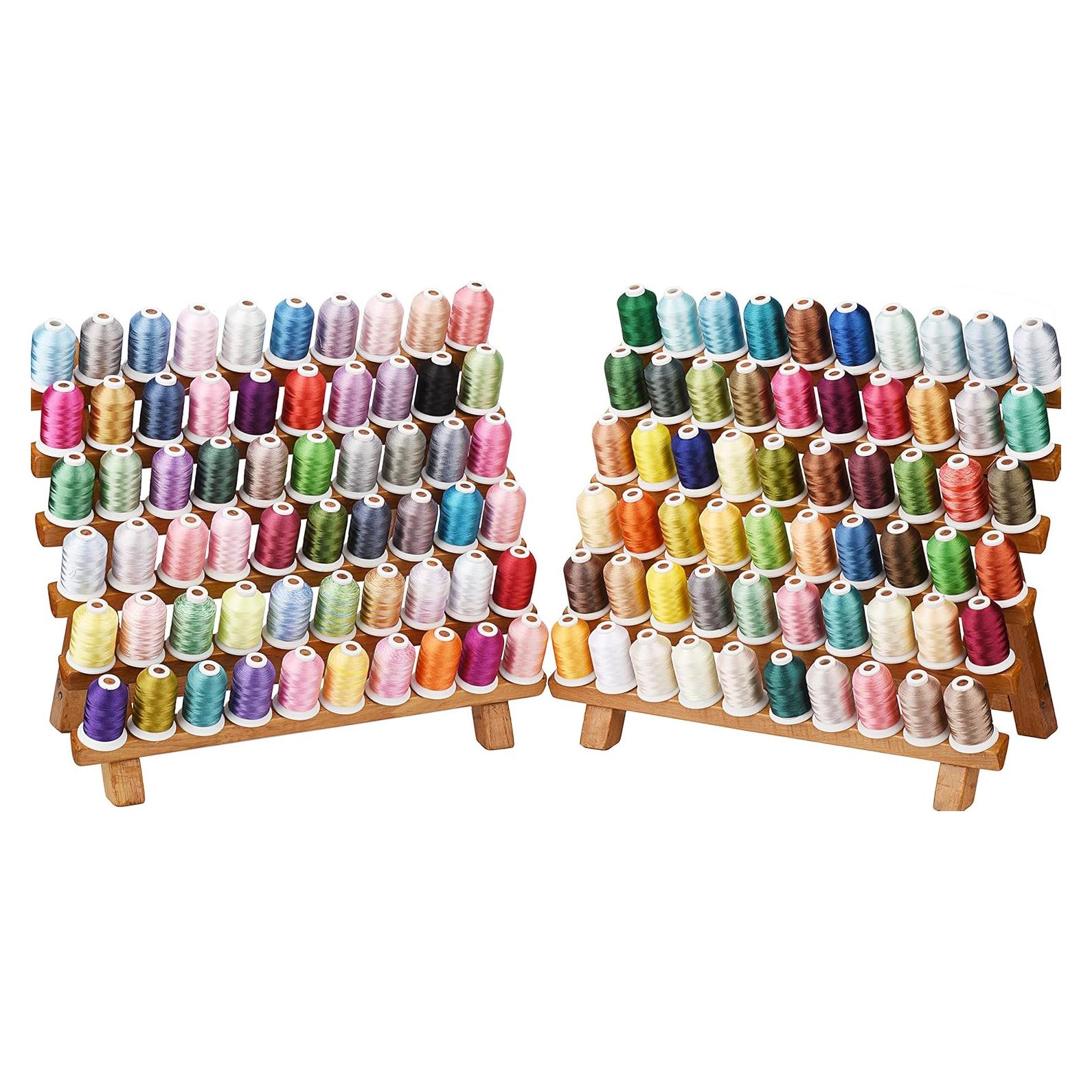 Kit de Hilo de Bordado Simthread 120 Colores Poliester 500m