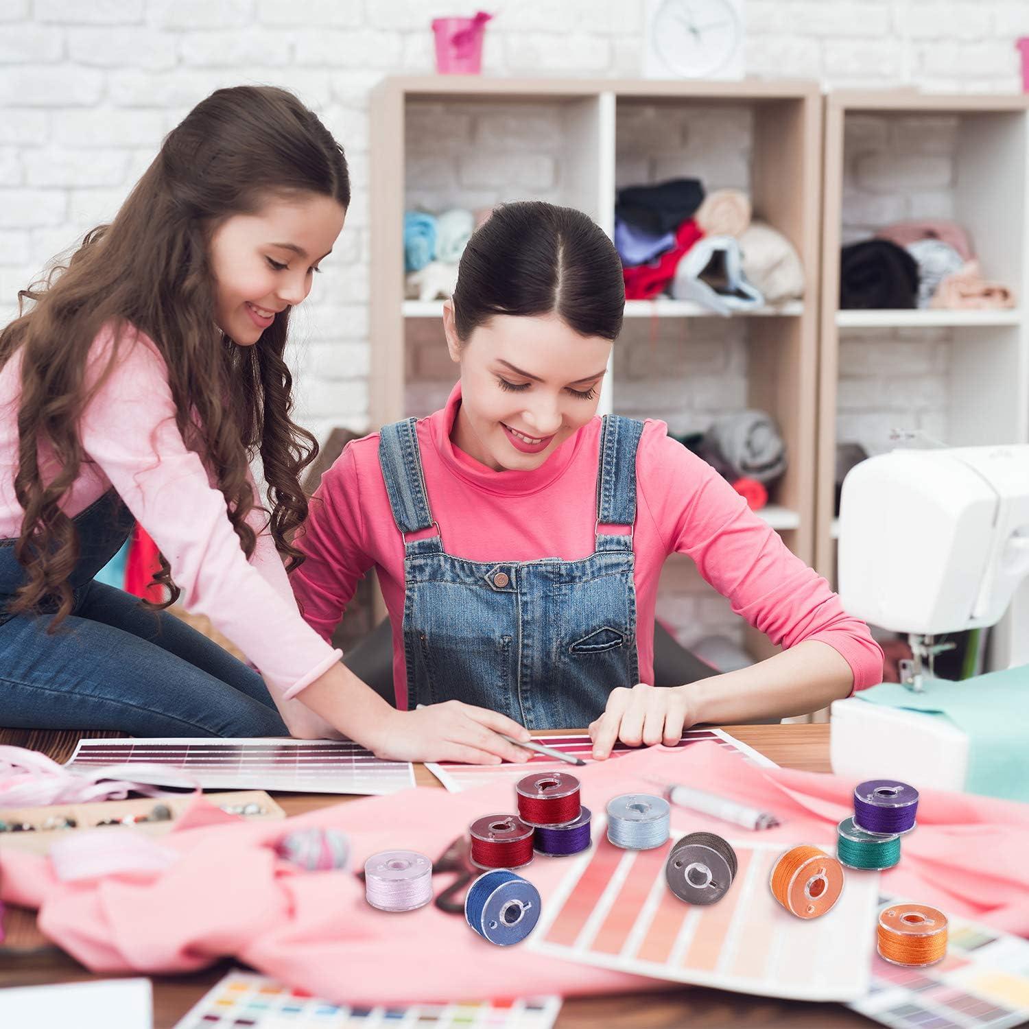 144 Bobinas de Hilo Preenrolladas EBOOT 24 Colores Tamaño A