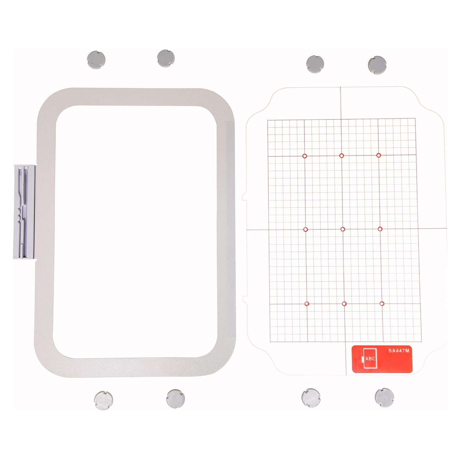 Aro Metálico Magnético Jumbo 200x300mm para Bordar Brother/Babylock