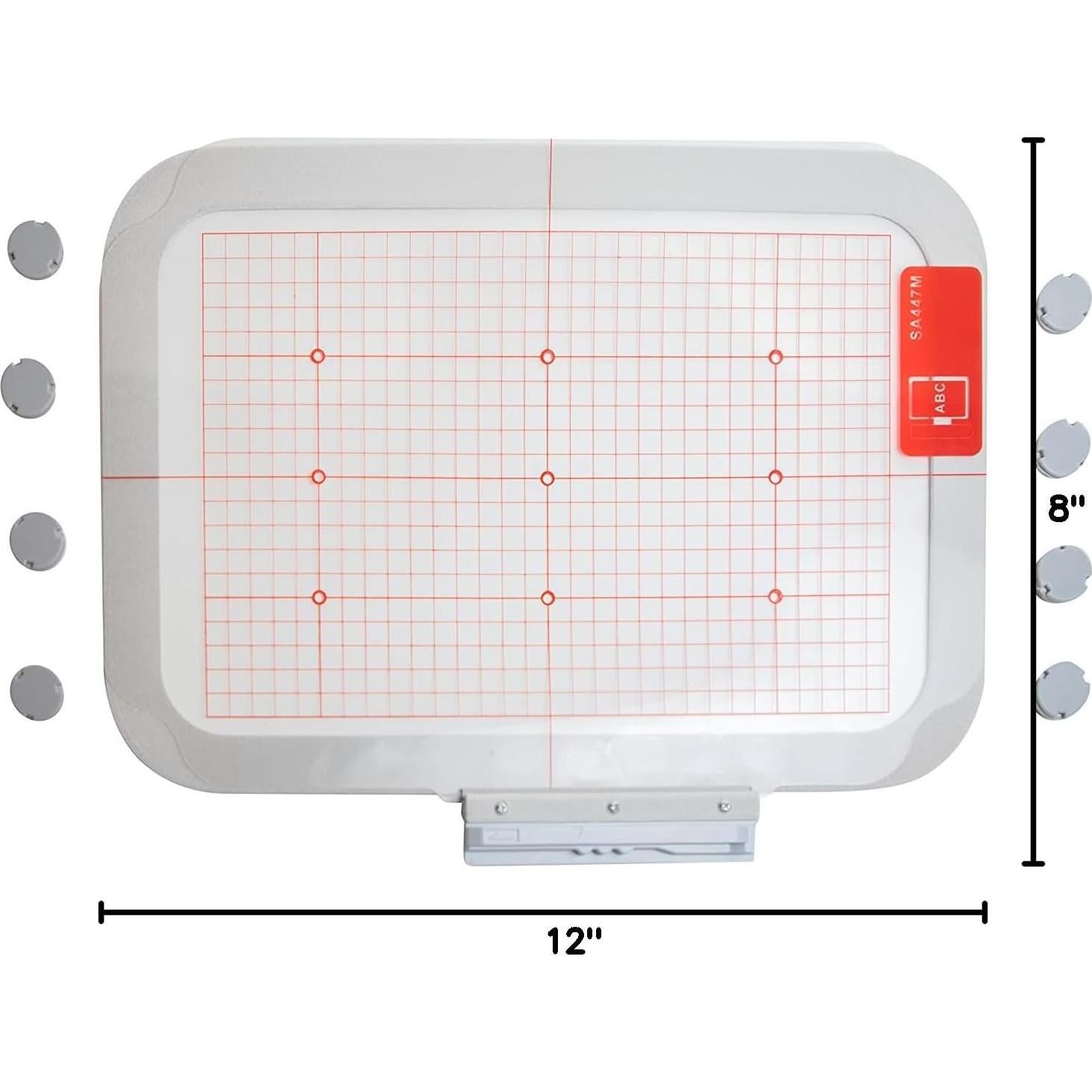 Aro Metálico Magnético Jumbo 200x300mm para Bordar Brother/Babylock