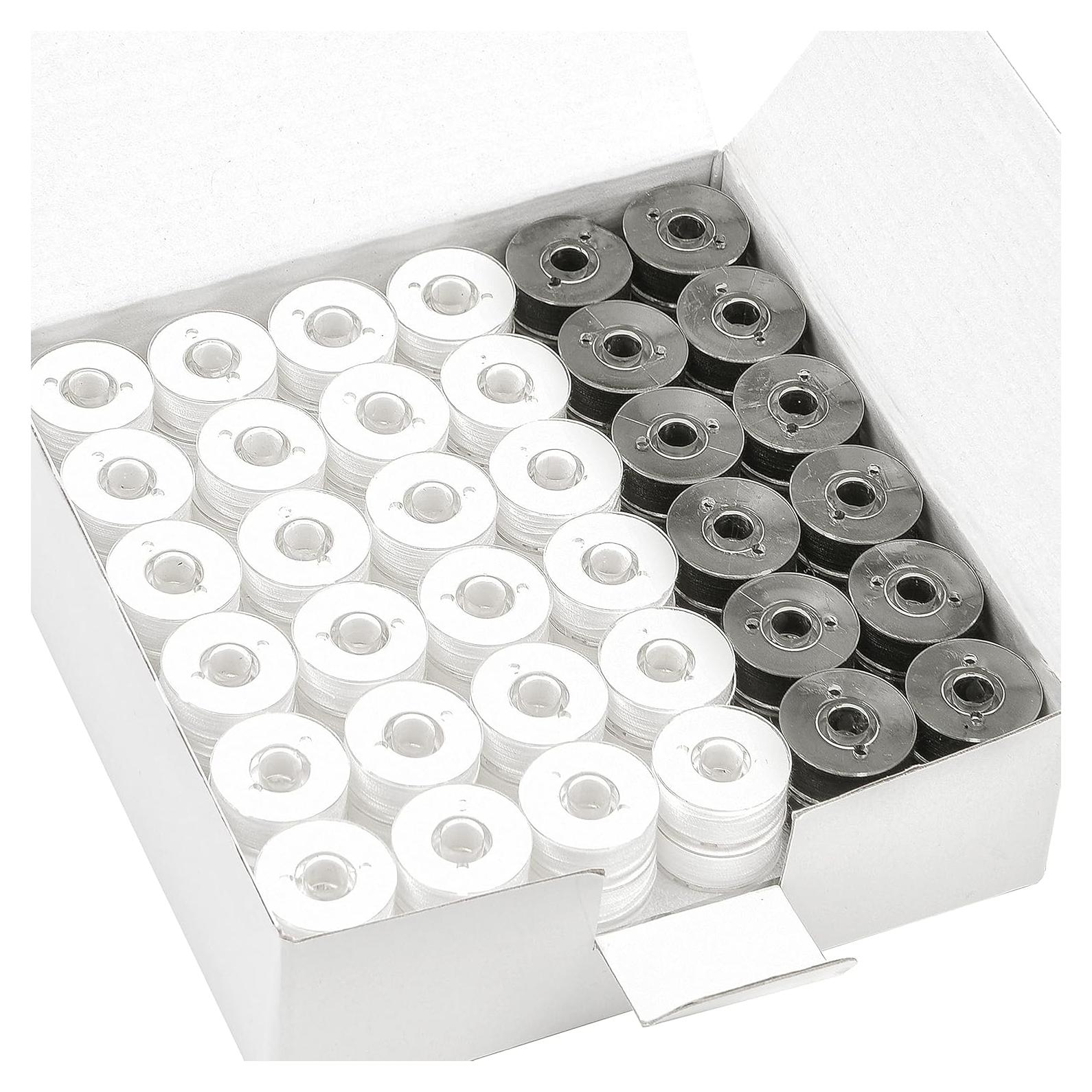 Hilos de Bobina Preenrollados Tipo L New brothread 144pcs 90WT