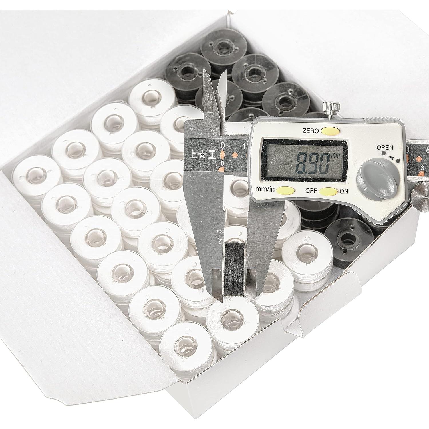 Hilos de Bobina Preenrollados Tipo L New brothread 144pcs 90WT