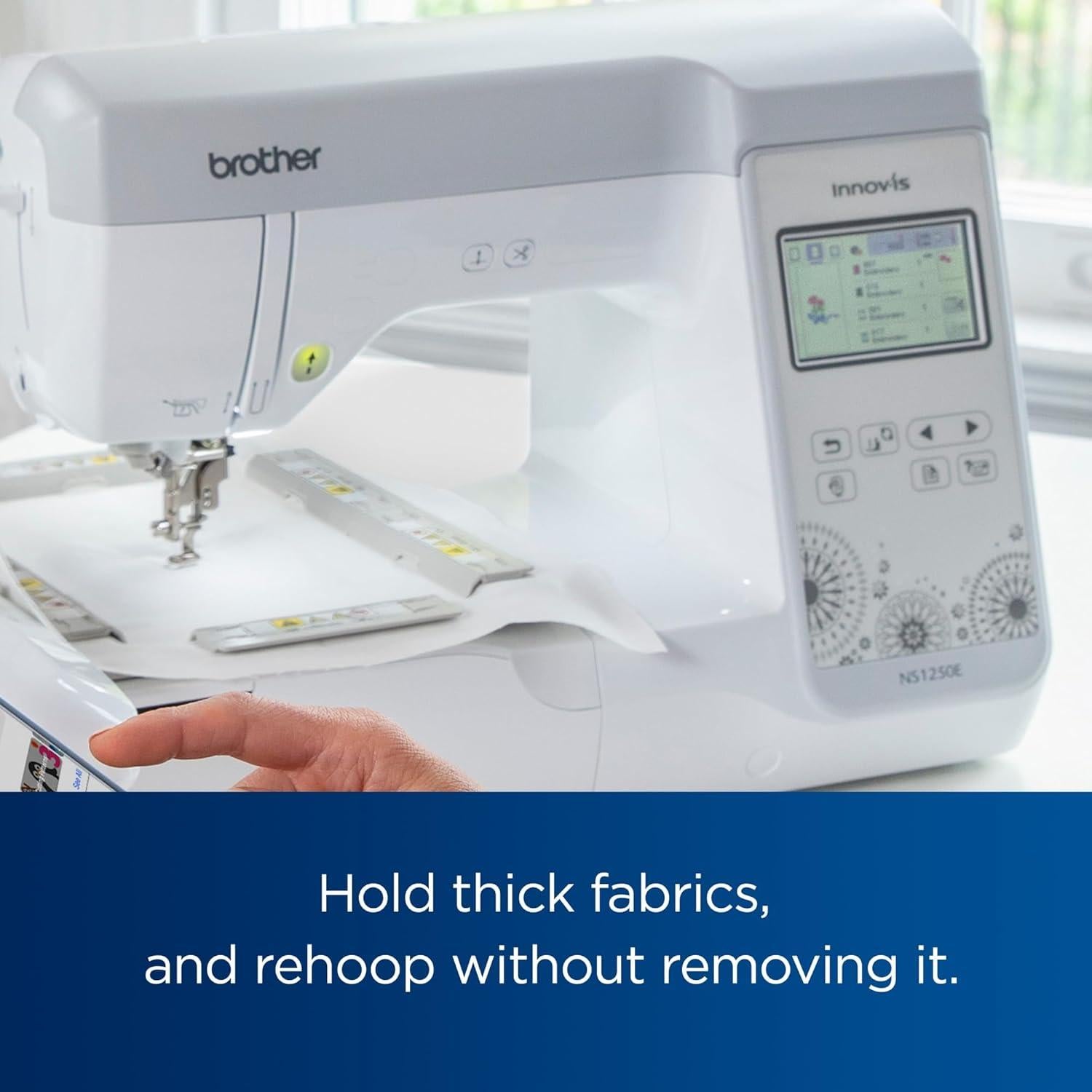 Aro de Bordado Magnético Brother 10.16x17.78cm Gris