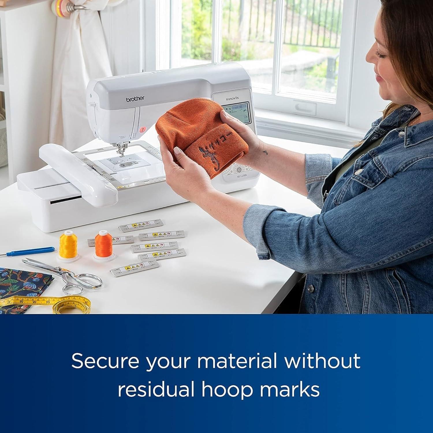 Aro de Bordado Magnético Brother 10.16x17.78cm Gris